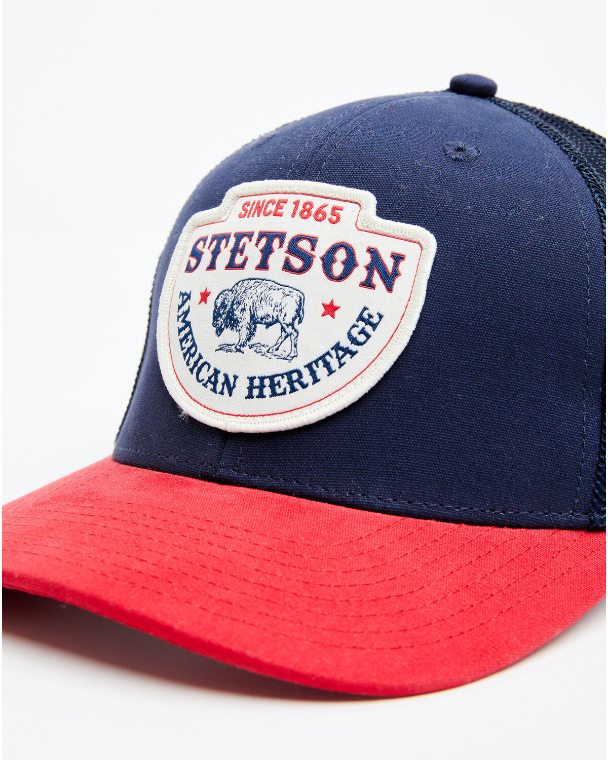 Stetson Men's Bison Patch Trucker Cap