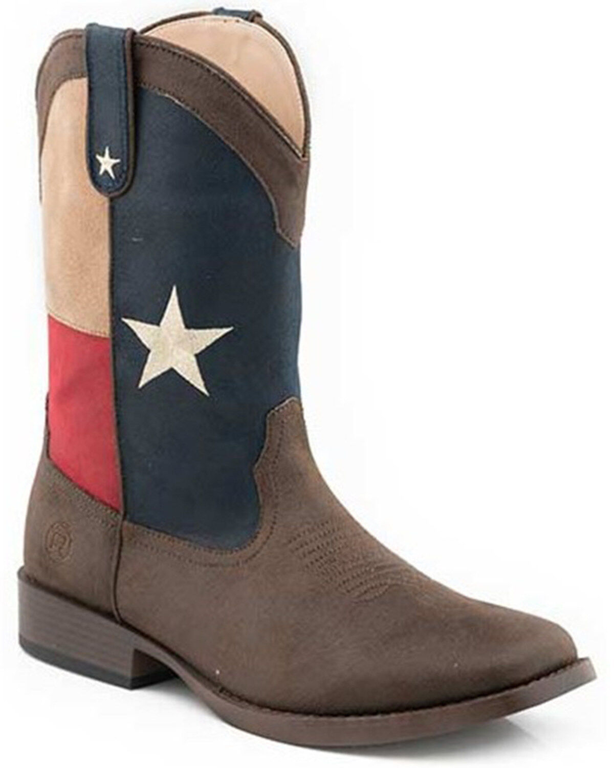 Roper Boys' Lone Star Western Boots - Square Toe