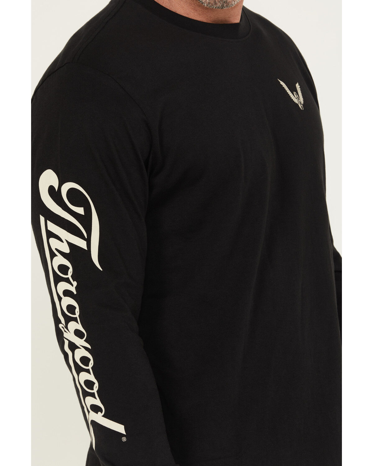 Thorogood Men's Wheel Script Logo Long Sleeve Graphic T-Shirt