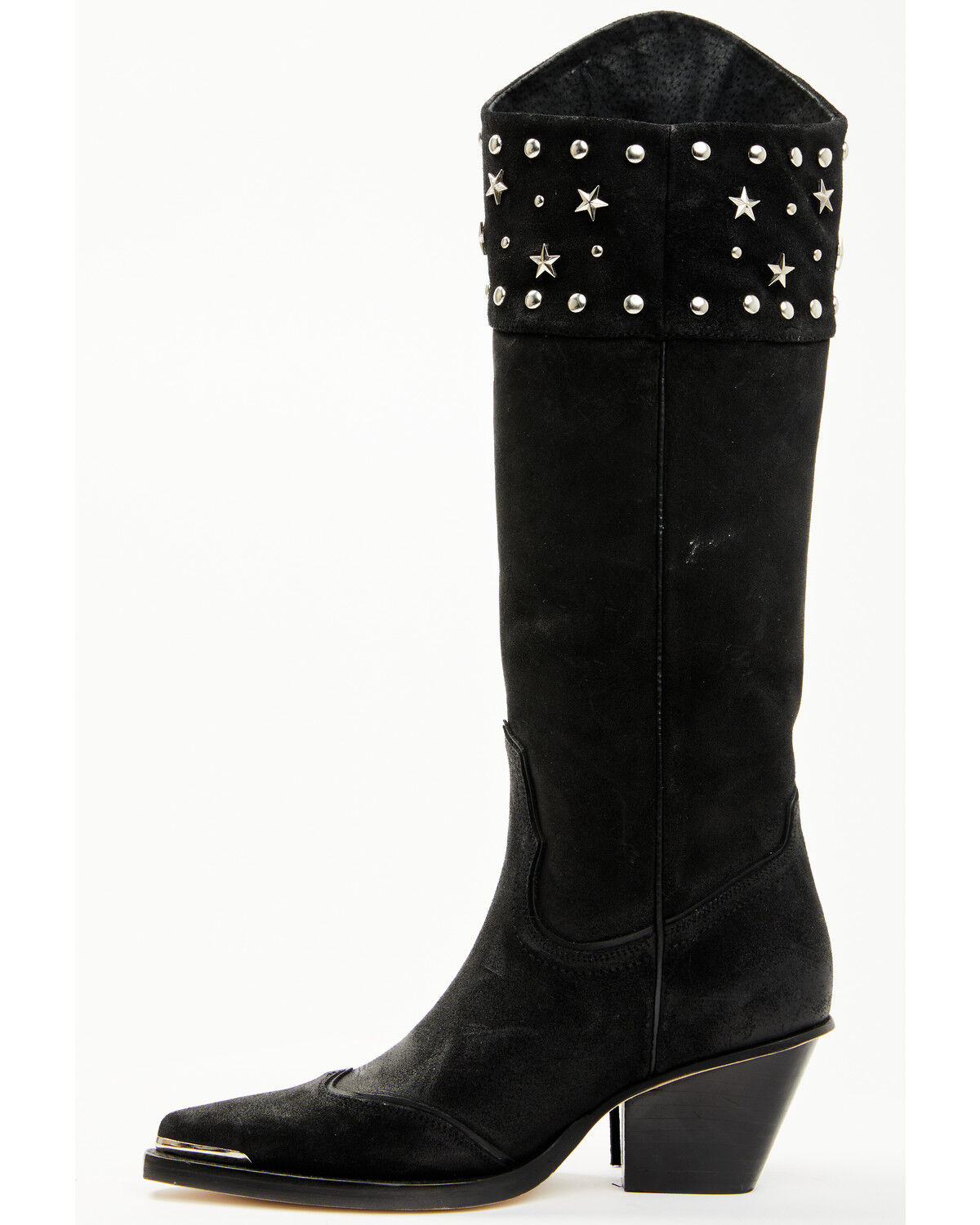 Wonderwest Women's Gloria Embellished Fringe Tall Western Boots - Snip Toe