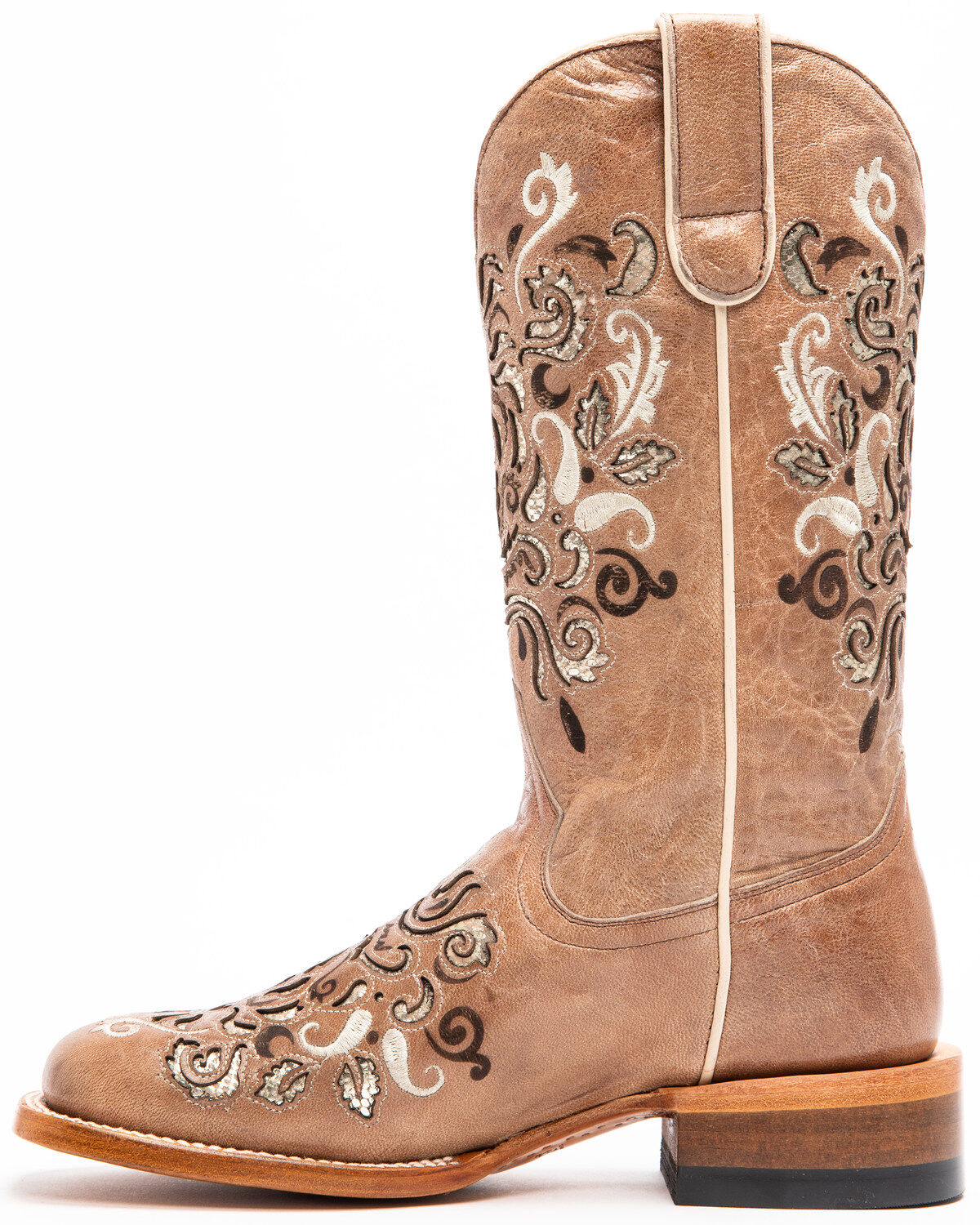 Shyanne Women's Hybrid Leather TPU Verbena Western Performance Boots - Broad Square Toe