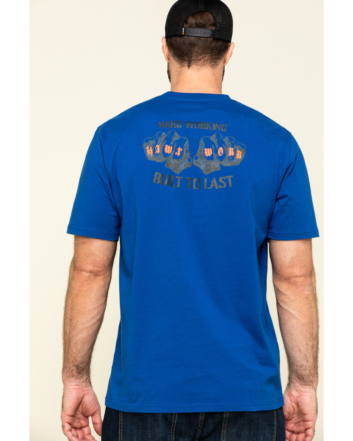 Hawx Men's Fist Graphic Short Sleeve Work T-Shirt