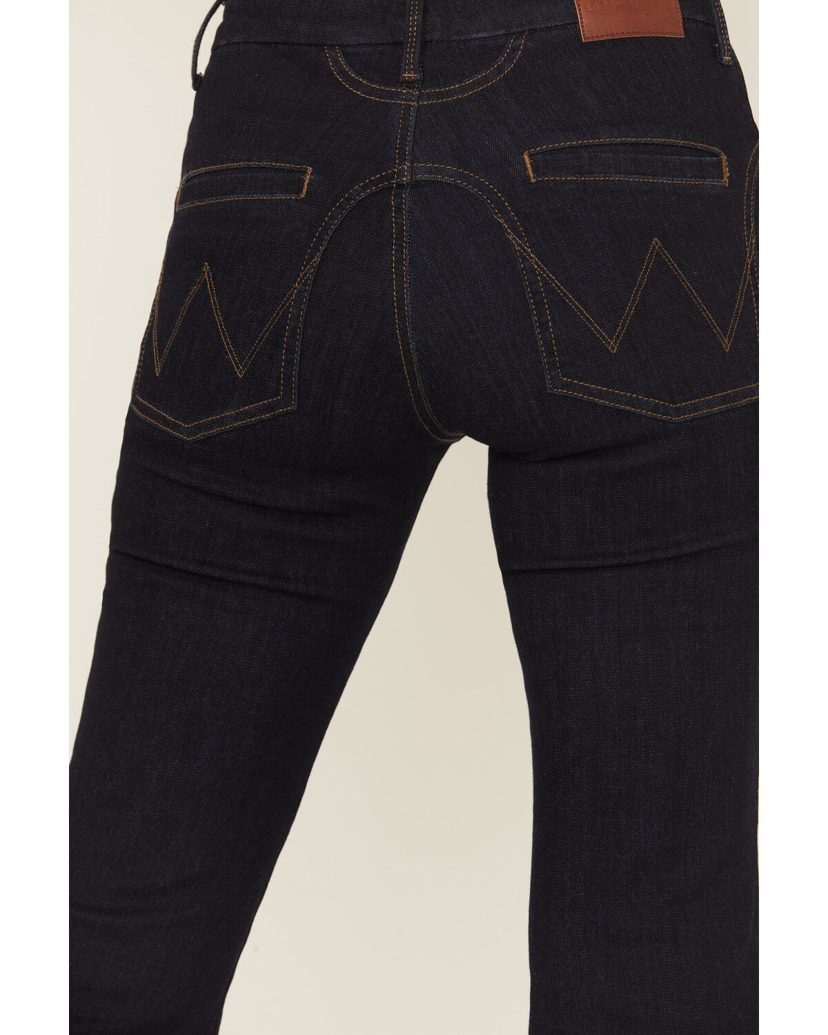 Wrangler Women's Bespoke Adalyn Dark Wash High Rise Flare Stretch Denim Jeans