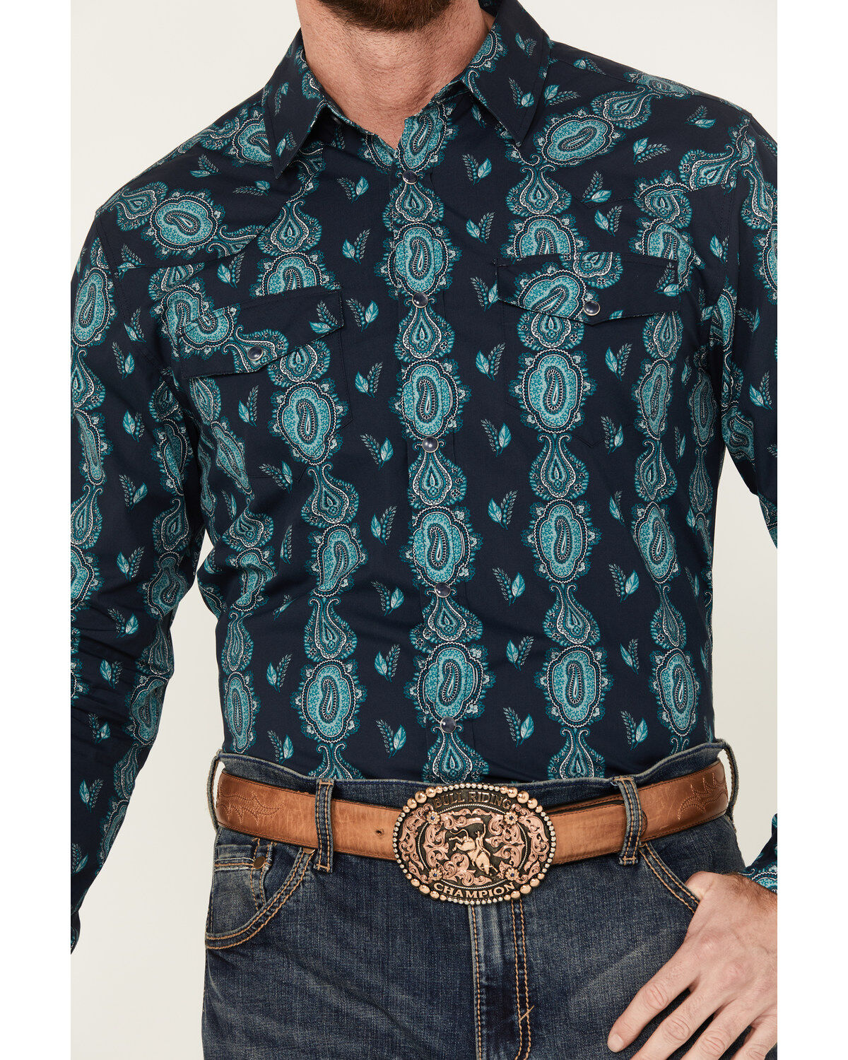 Gibson Trading Co Men's Take It Easy Long Sleeve Snap Western Shirt