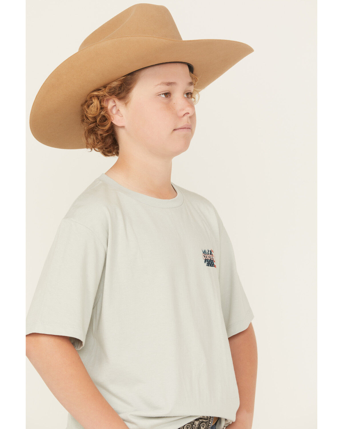 Cody James Boys' Rugged Flag Short Sleeve T-Shirt