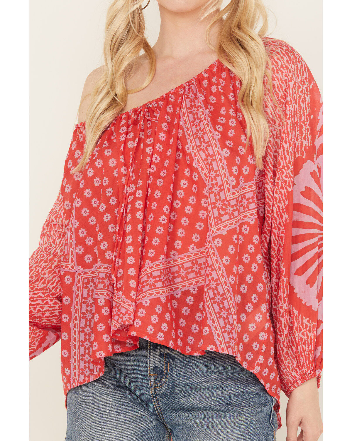 Free People Women's Elena Printed Top
