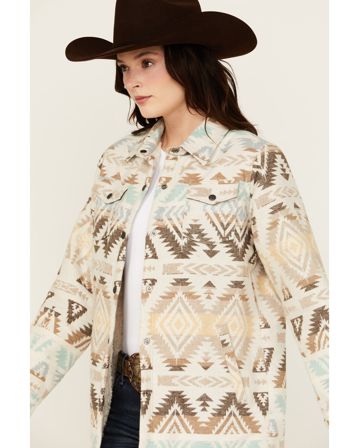 Outback Trading Co Women's Canne Southwestern Print Jacket
