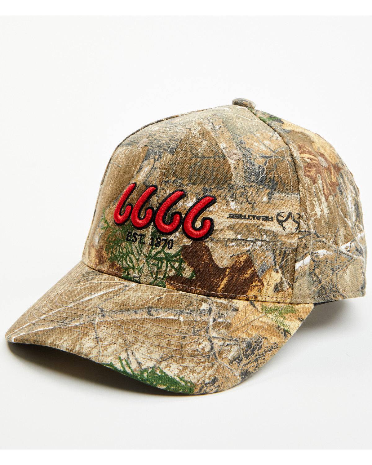 Four Sixes Women's Camo Print Ball Cap