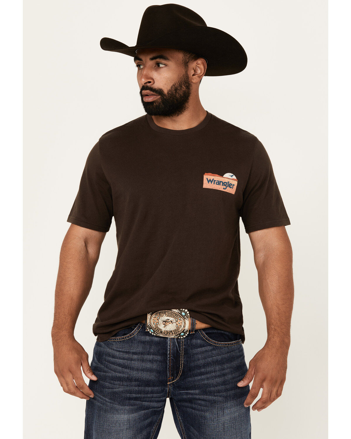 Wrangler Men's Boot Barn Exclusive Desert Scene Short Sleeve Graphic T-Shirt