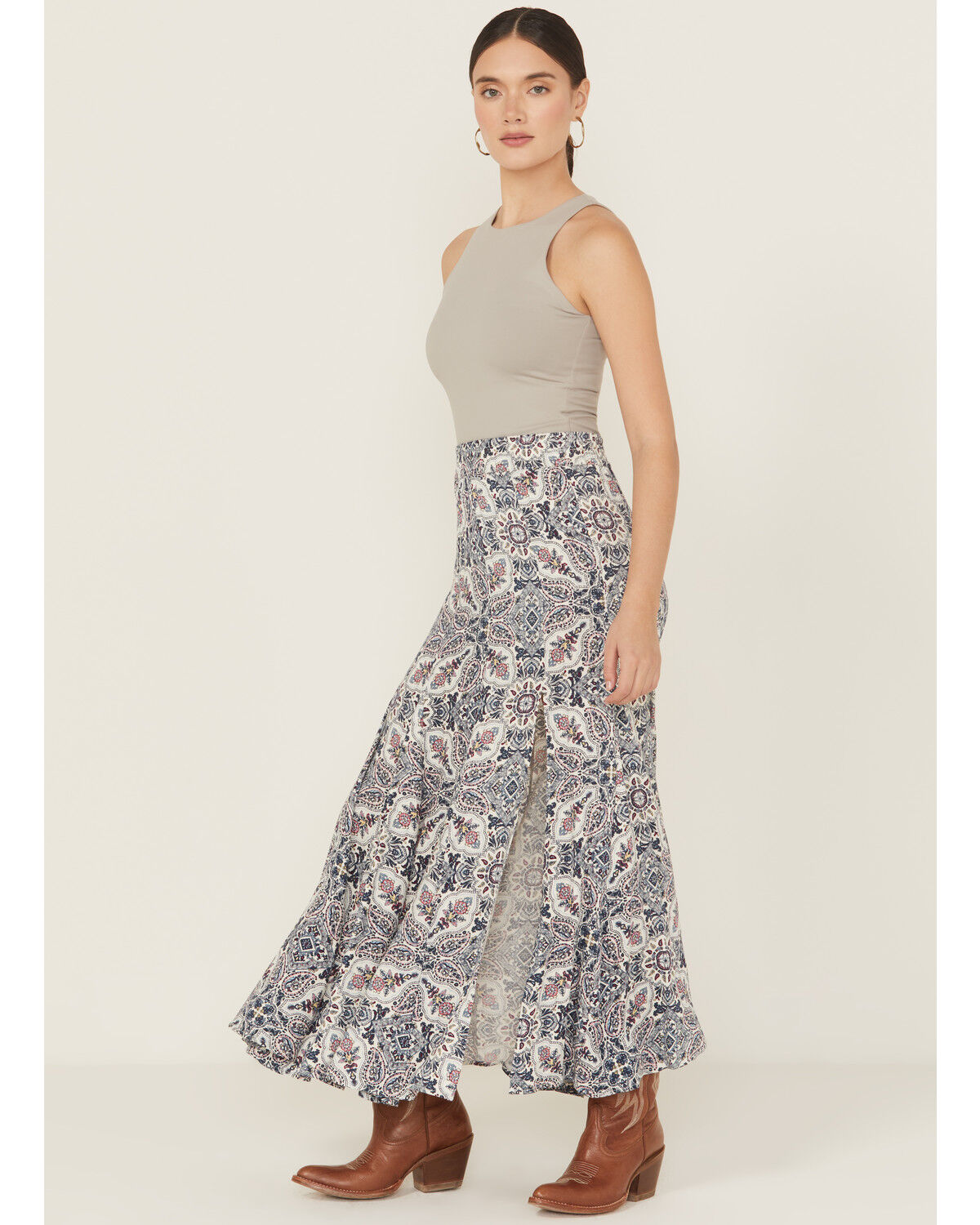 Idyllwind Women's Garrison Printed Maxi Skirt