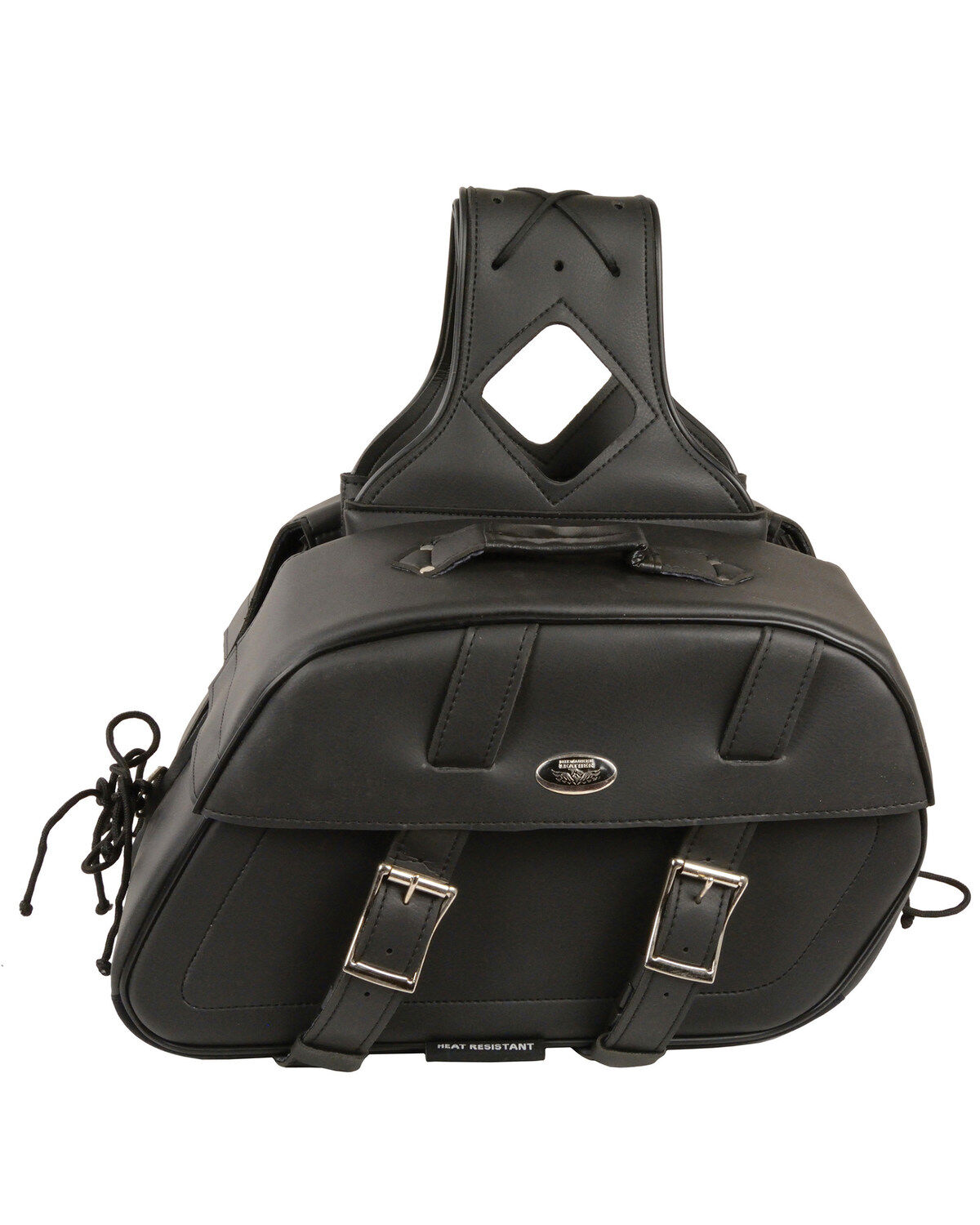 Milwaukee Leather Zip-Off Throw Over Rounded Saddle Bag