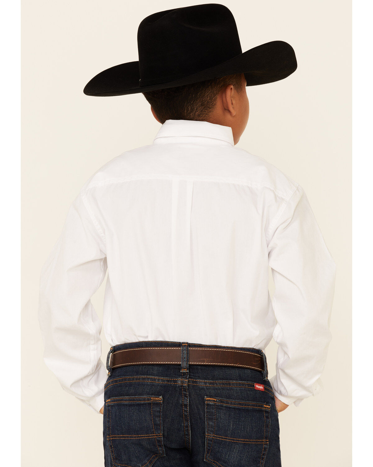 Cinch Boy's Solid Long Sleeve Shirt