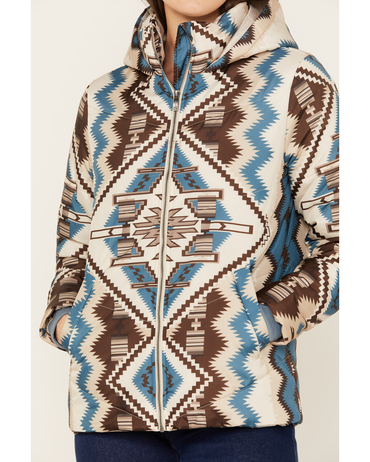 Ariat Women's Chimayo Print Hooded Puffer Jacket