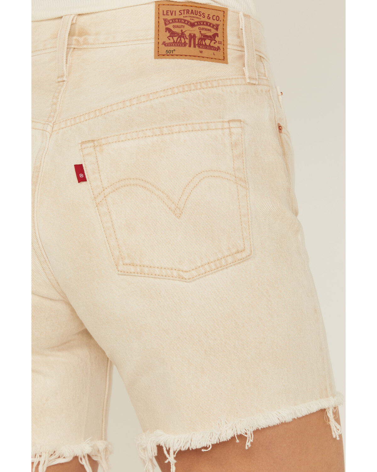 Levi's Women's 501® High Rise Mid Thigh Stretch Denim Shorts