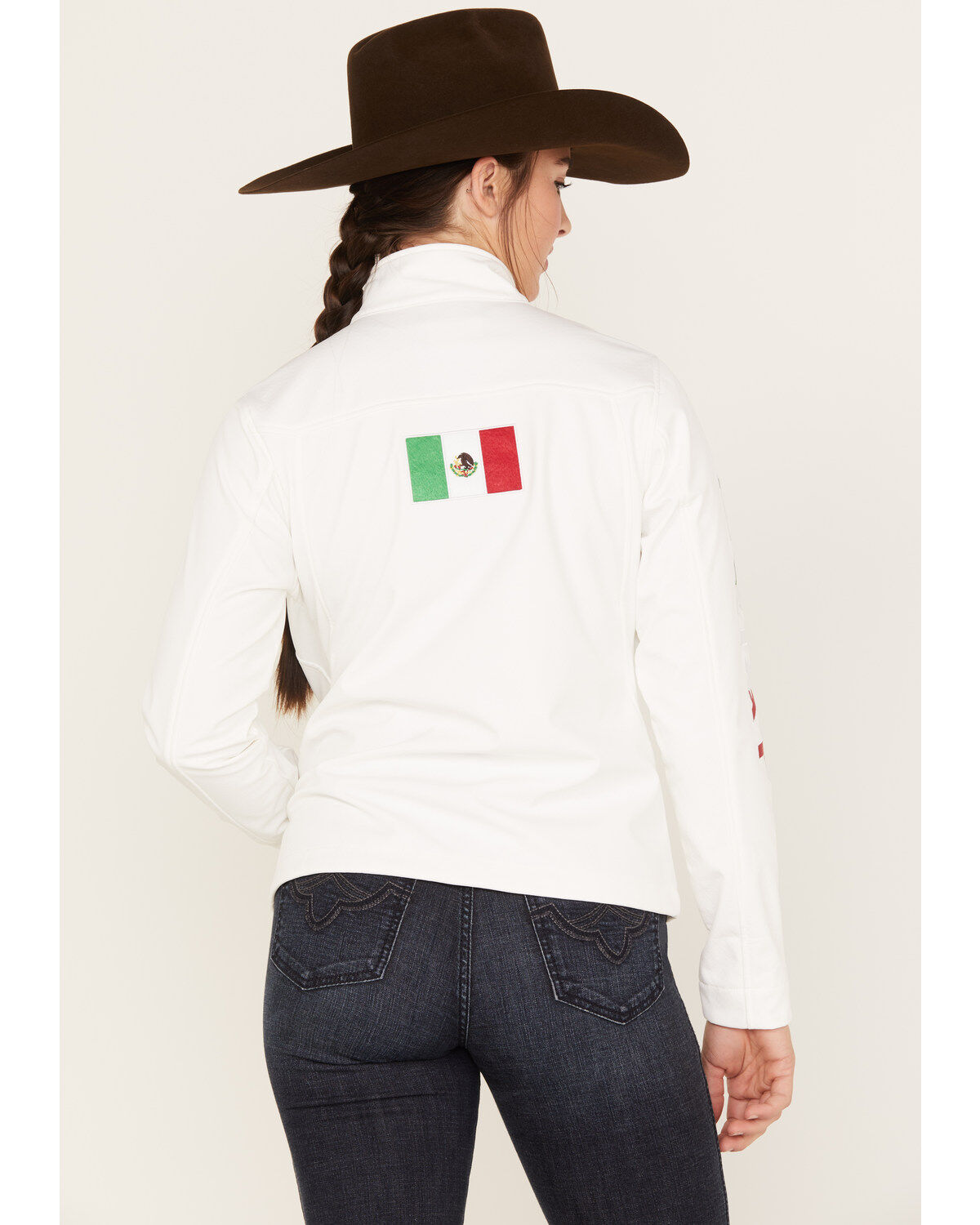 Ariat Women's Classic Team Mexico Flag Softshell Jacket