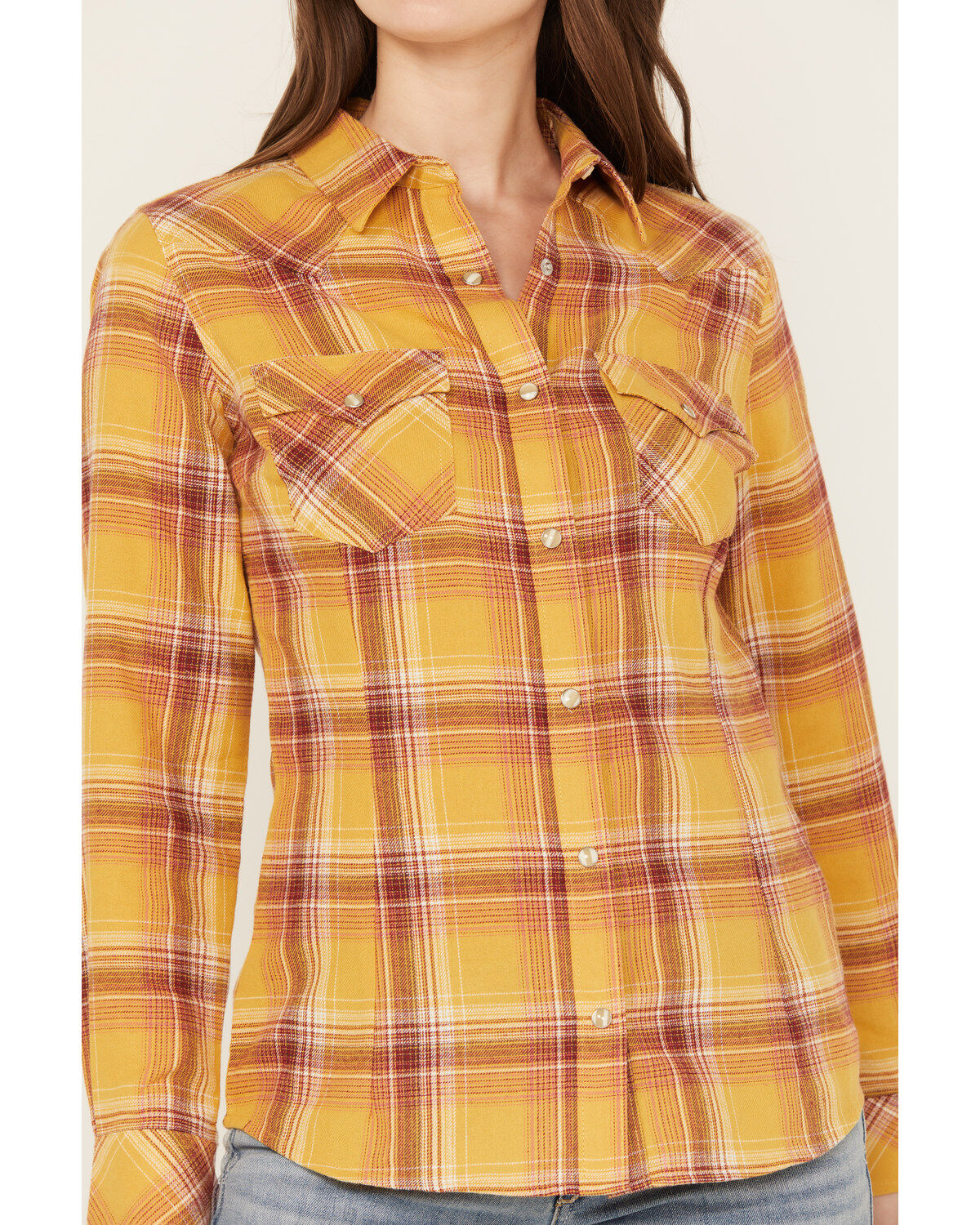 Wrangler Retro Women's Boot Barn Exclusive Long Sleeve Snap Flannel Shirt