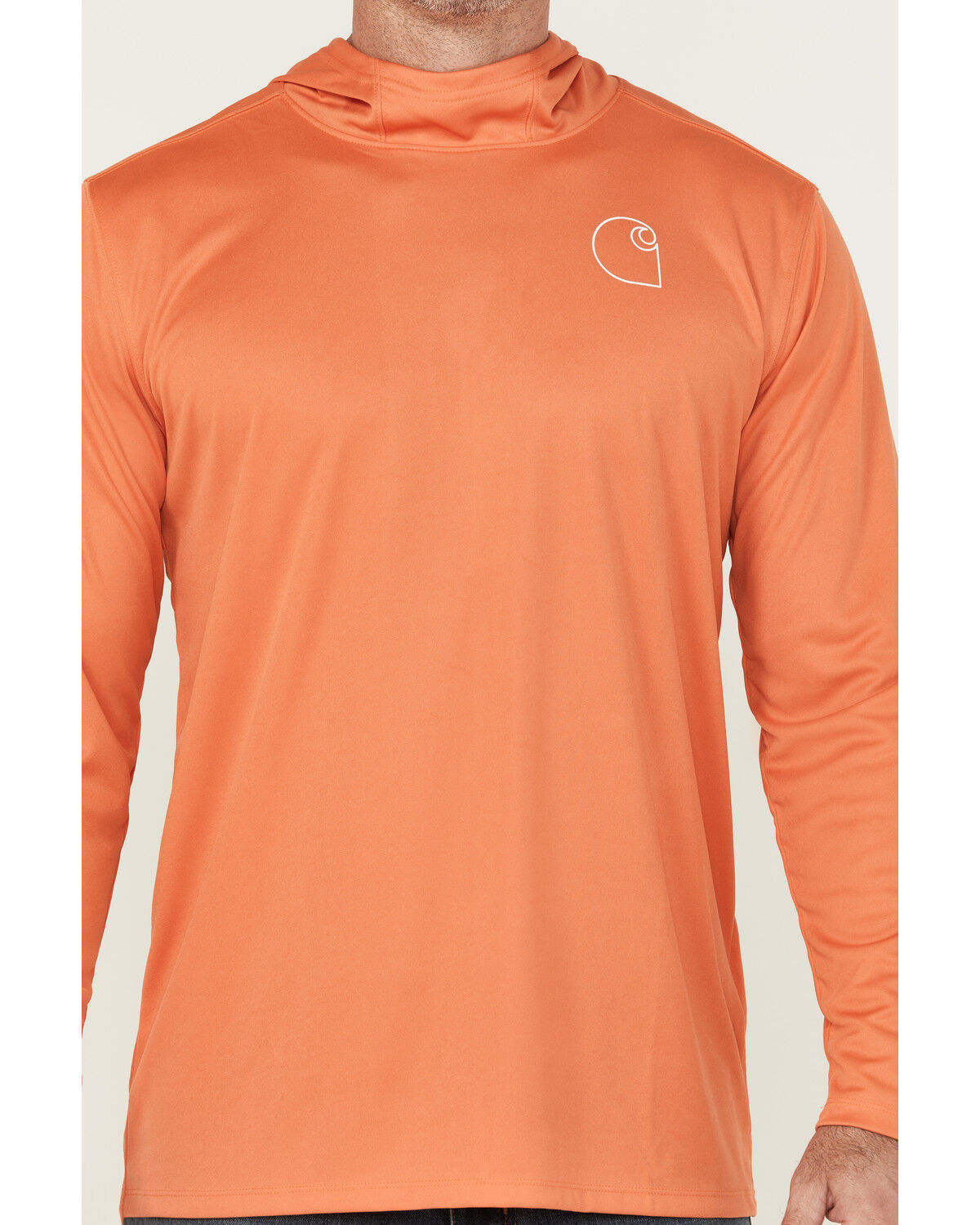 Carhartt Men's Force Sun Defender&reg; Lightweight Long Sleeve Hooded Graphic T-Shirt