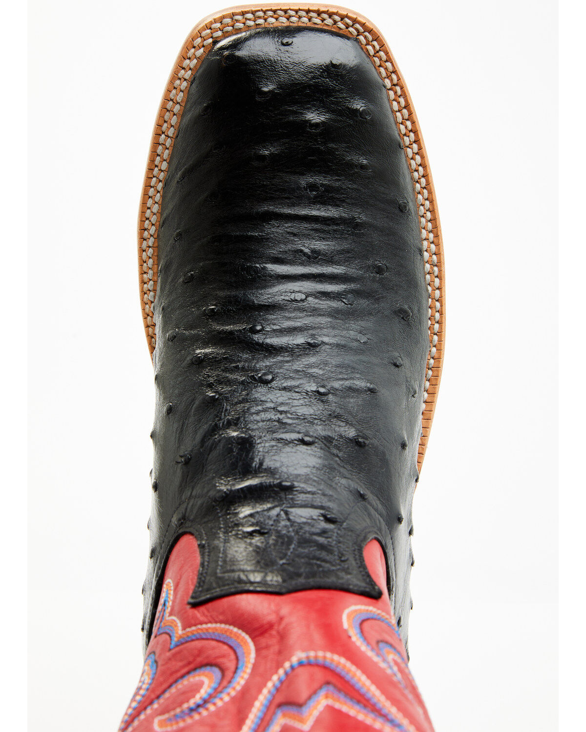 Hyer Men's Jetmore Exotic Full Quill Ostrich Western Boots - Broad Square Toe