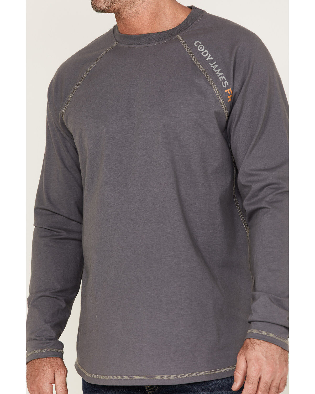 Cody James Men's FR Long Sleeve Raglan Work T-Shirt