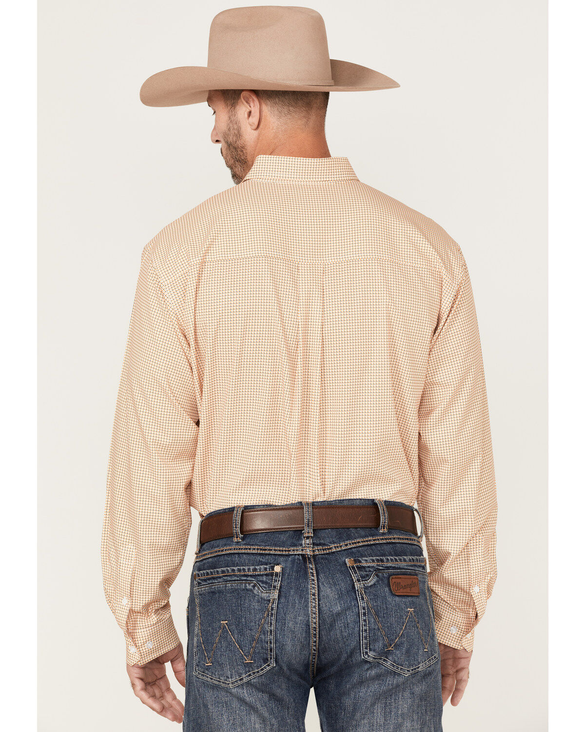 Cinch Men's ARENAFLEX™ Small Plaid Long Sleeve Button Down Western Shirt