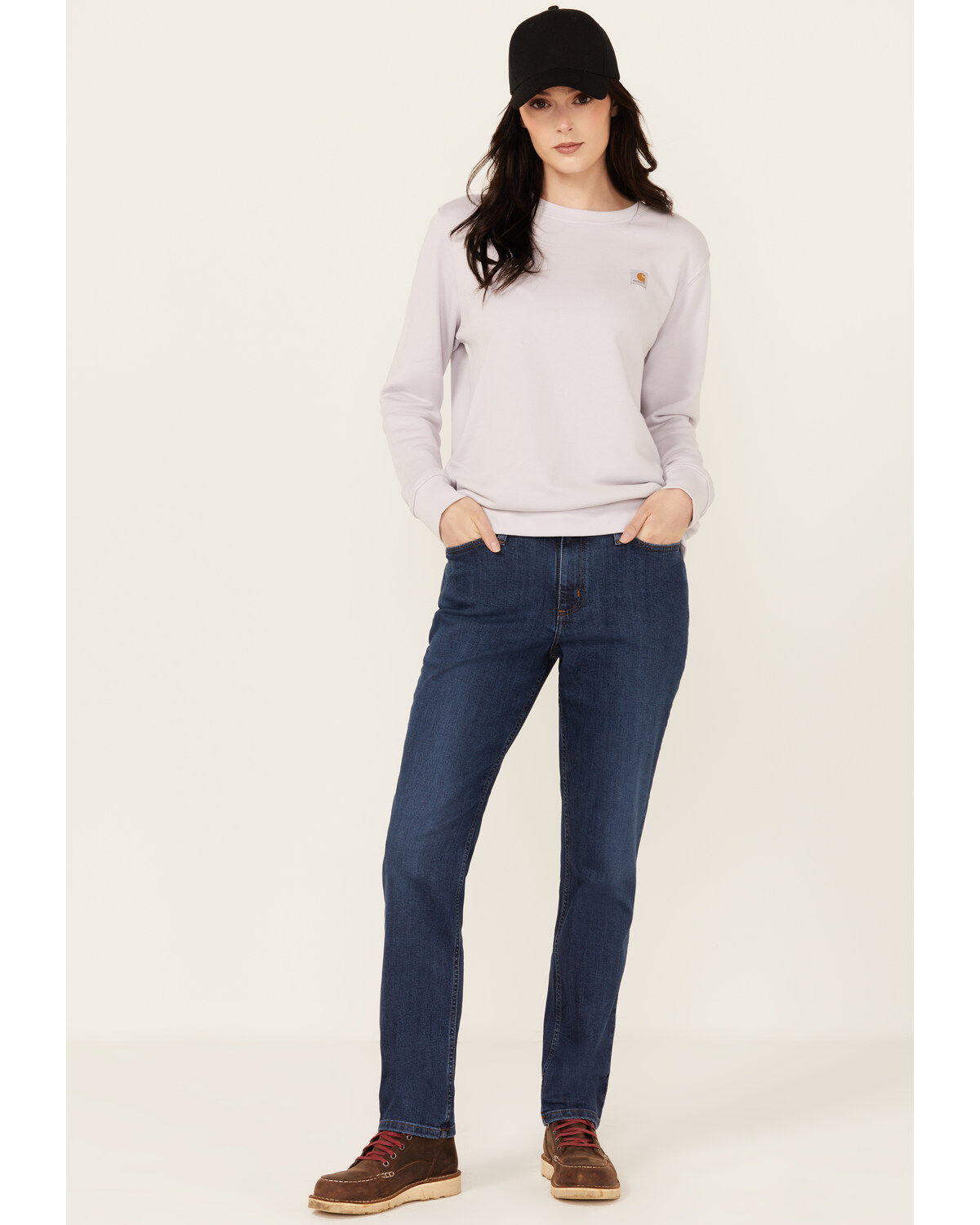 Carhartt Women's Rugged FleX™ Relaxed Fit Stretch Denim Jeans