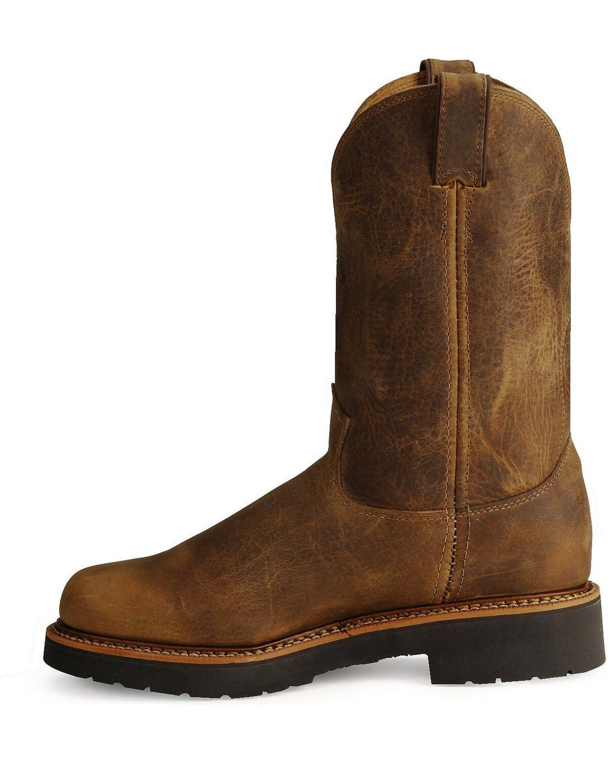 Justin Men's J-Max Blueprint Bay Gaucho EH Pull On Work Boots - Soft Toe