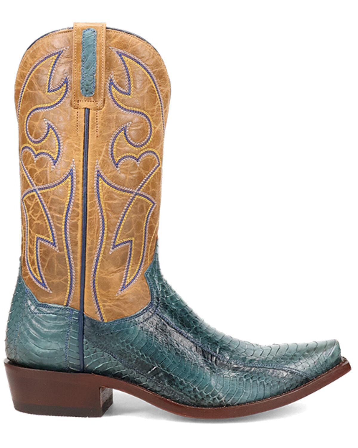 Dan Post Men's Exotic Snake Western Boots - Snip Toe