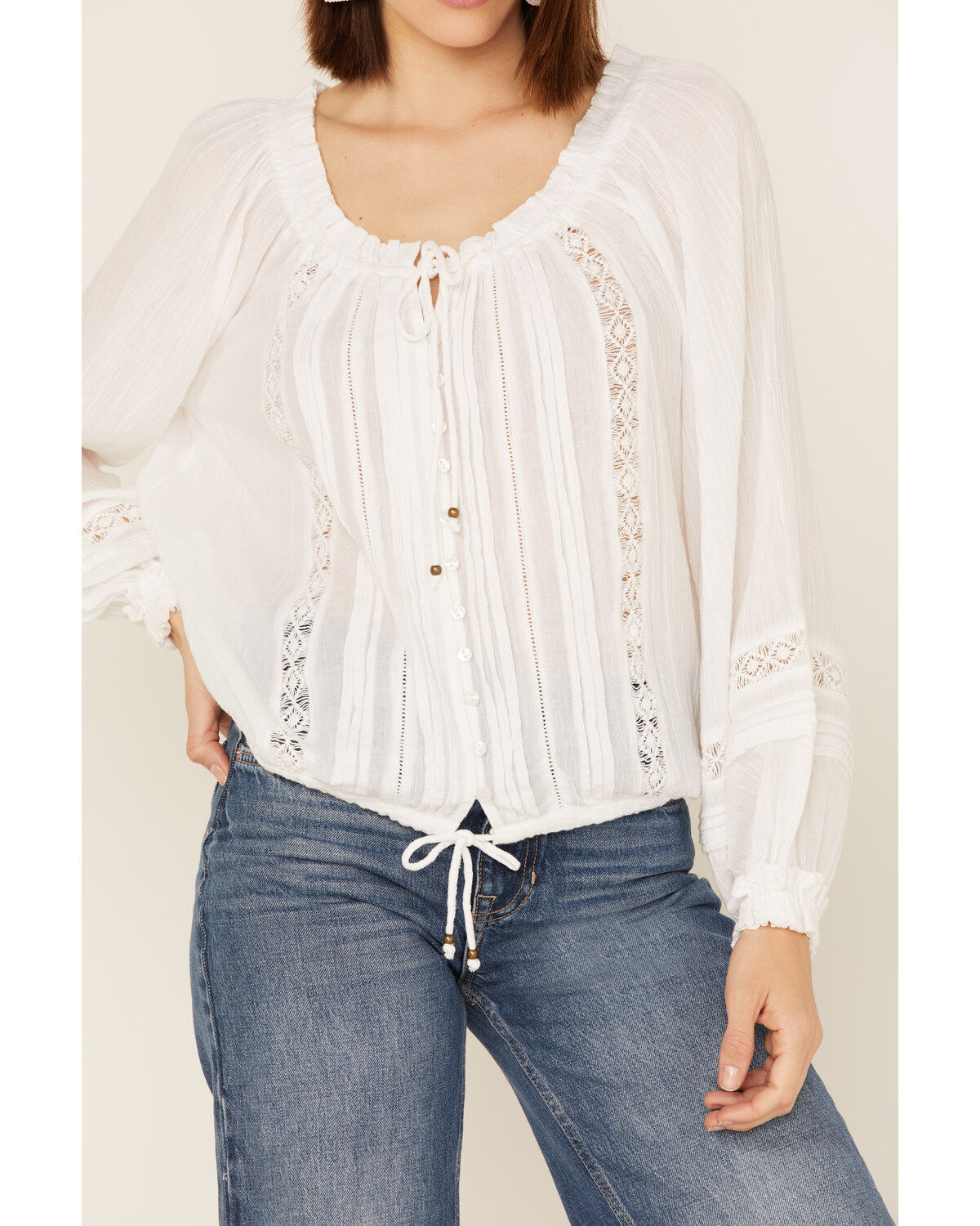 Revel Women's Crochet Blouse