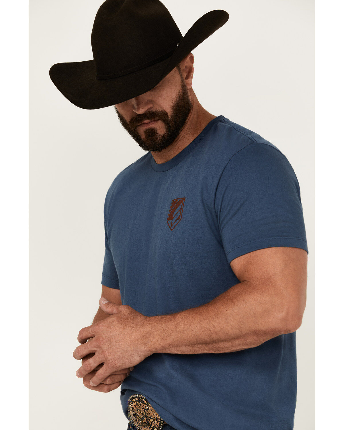 RANK 45&reg; Men's Bull Shield Short Sleeve Graphic T-Shirt