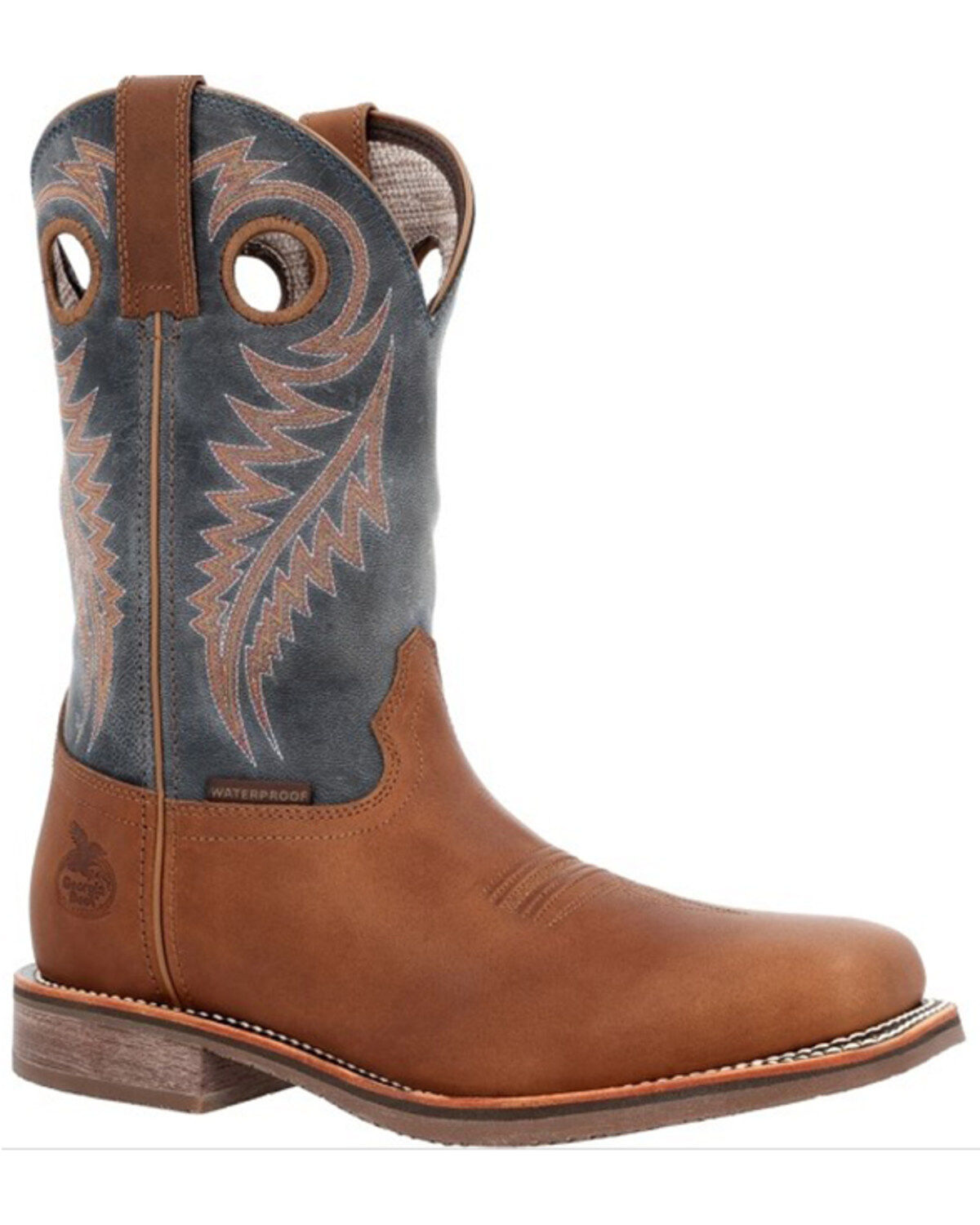 Georgia Boot Men's Carbo-Tec Elite Waterproof Pull On Safety Western Boots - Soft Toe