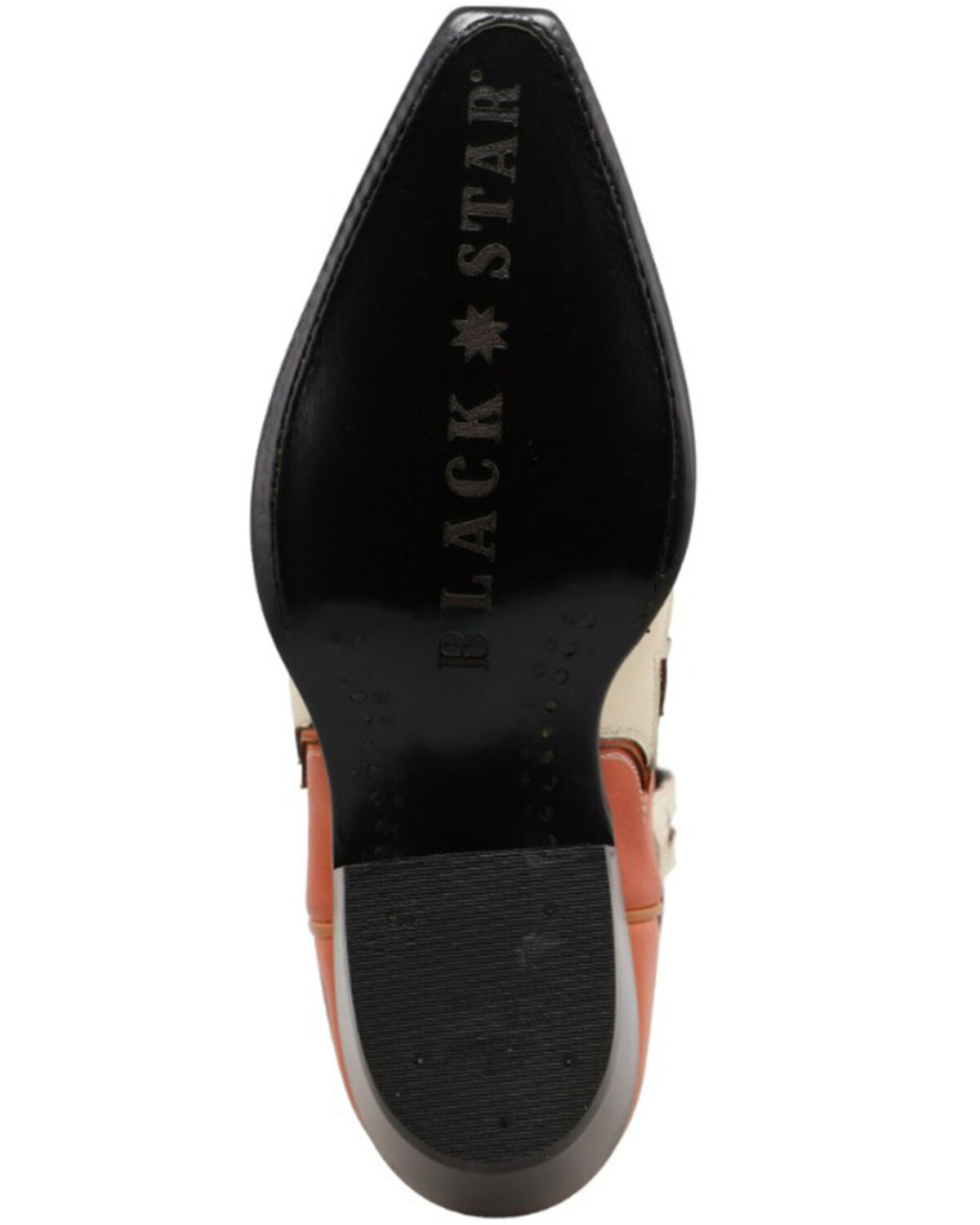 Black Star Women's Cell-Sole Leather Western Booties - Snip Toe