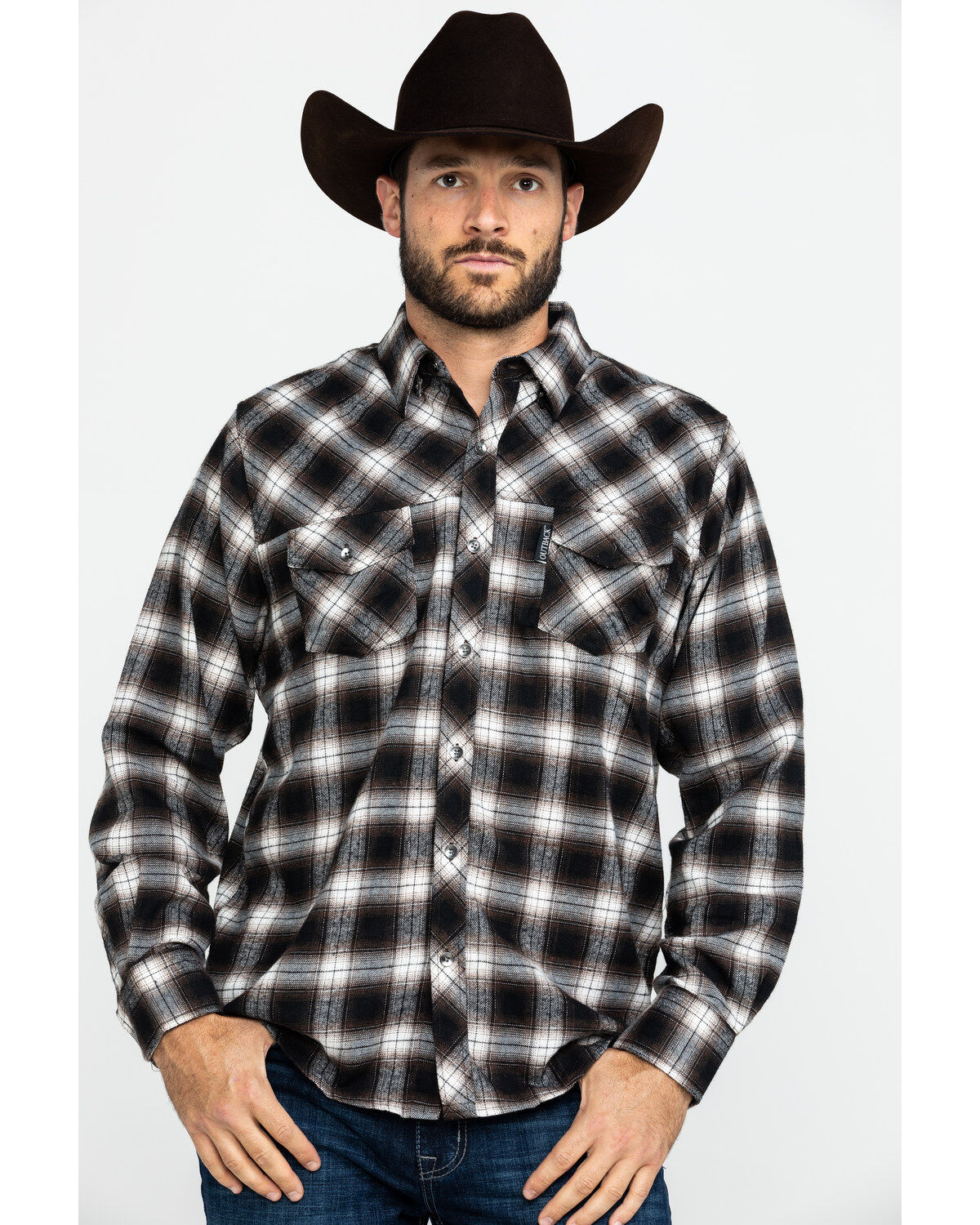 Outback Trading Co. Men's Rogan Performance Flannel Shirt