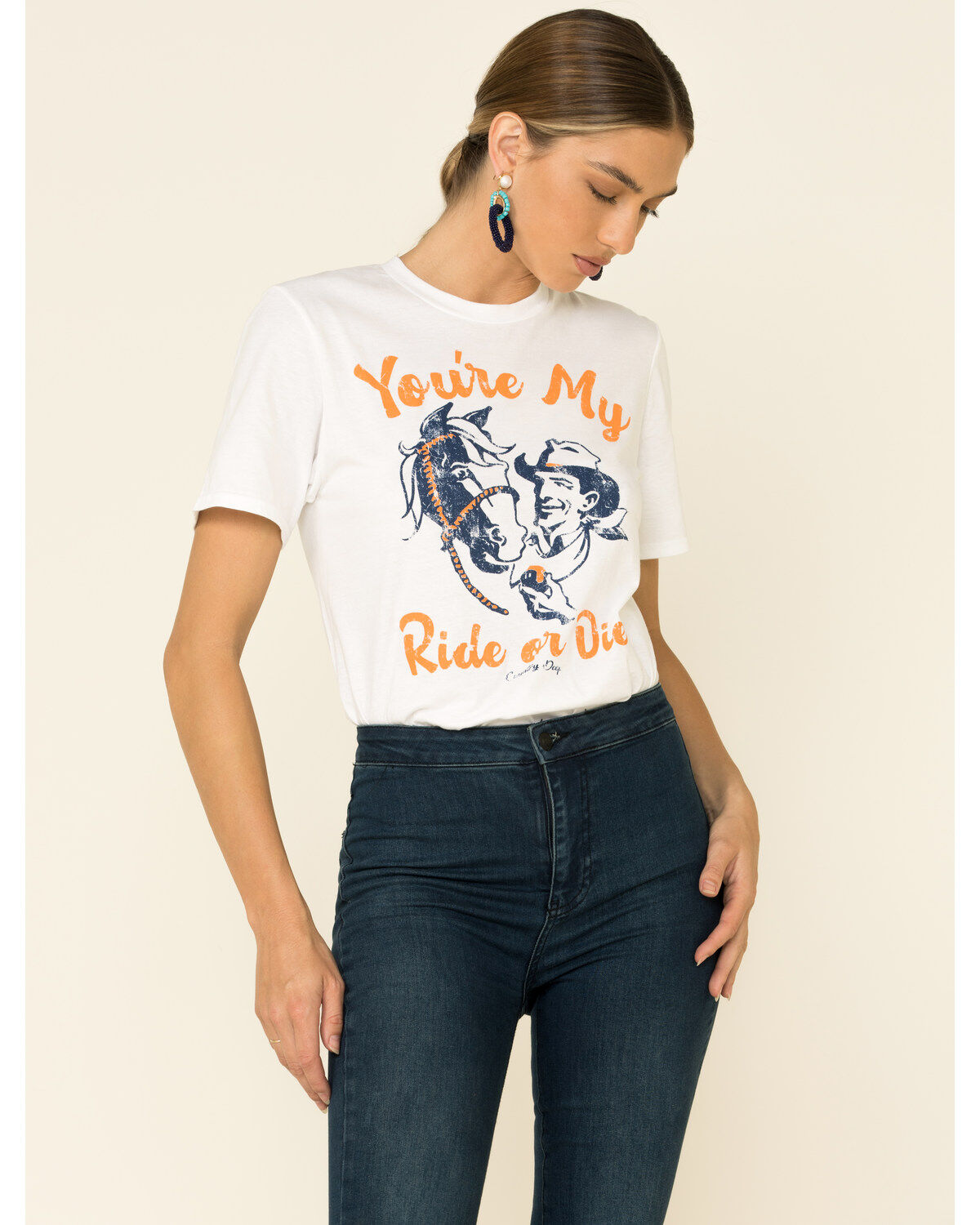 Country Deep Women's You're My Ride Or Die Graphic Tee