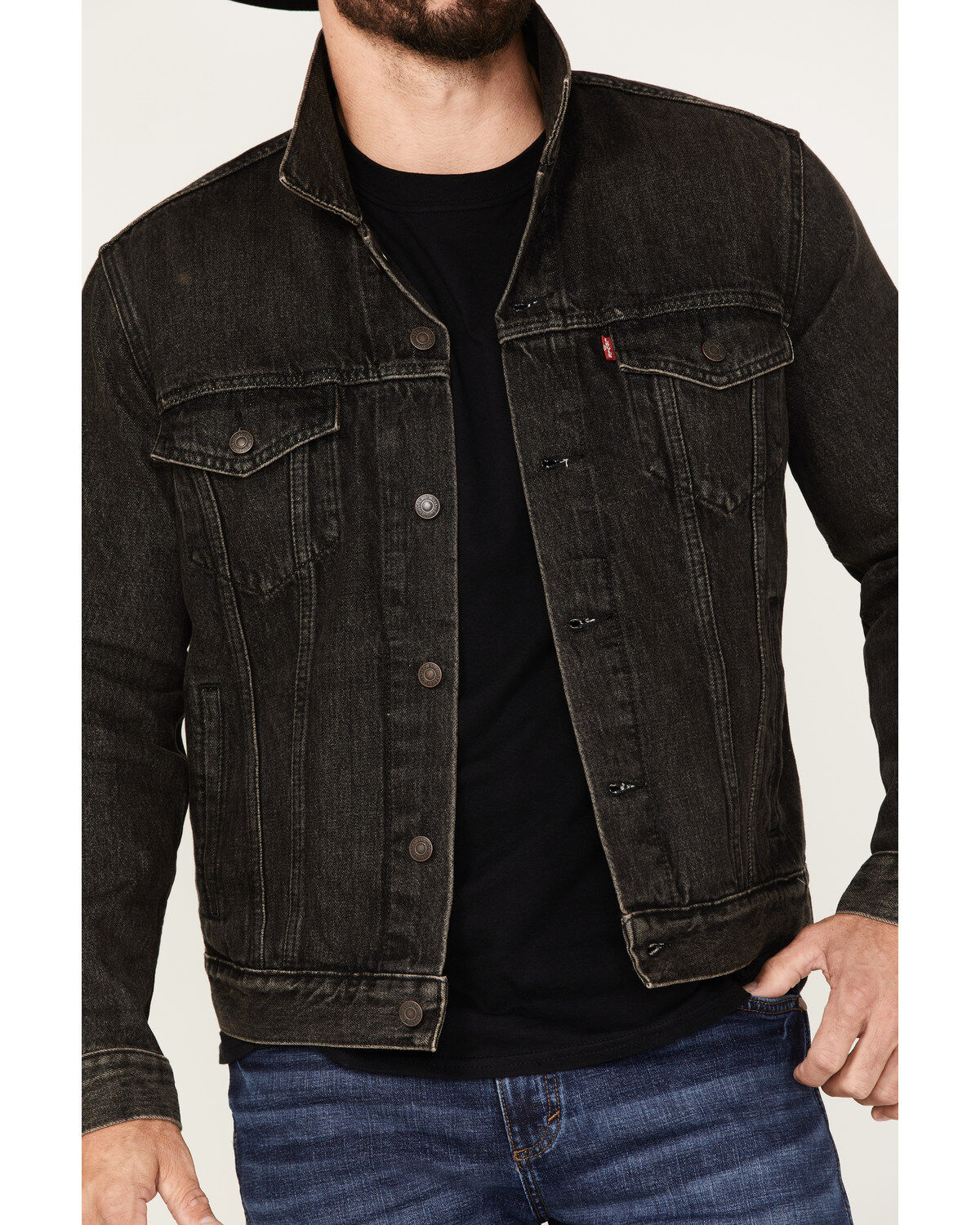 Levi's Men's Dark Wash Denim Trucker Jacket