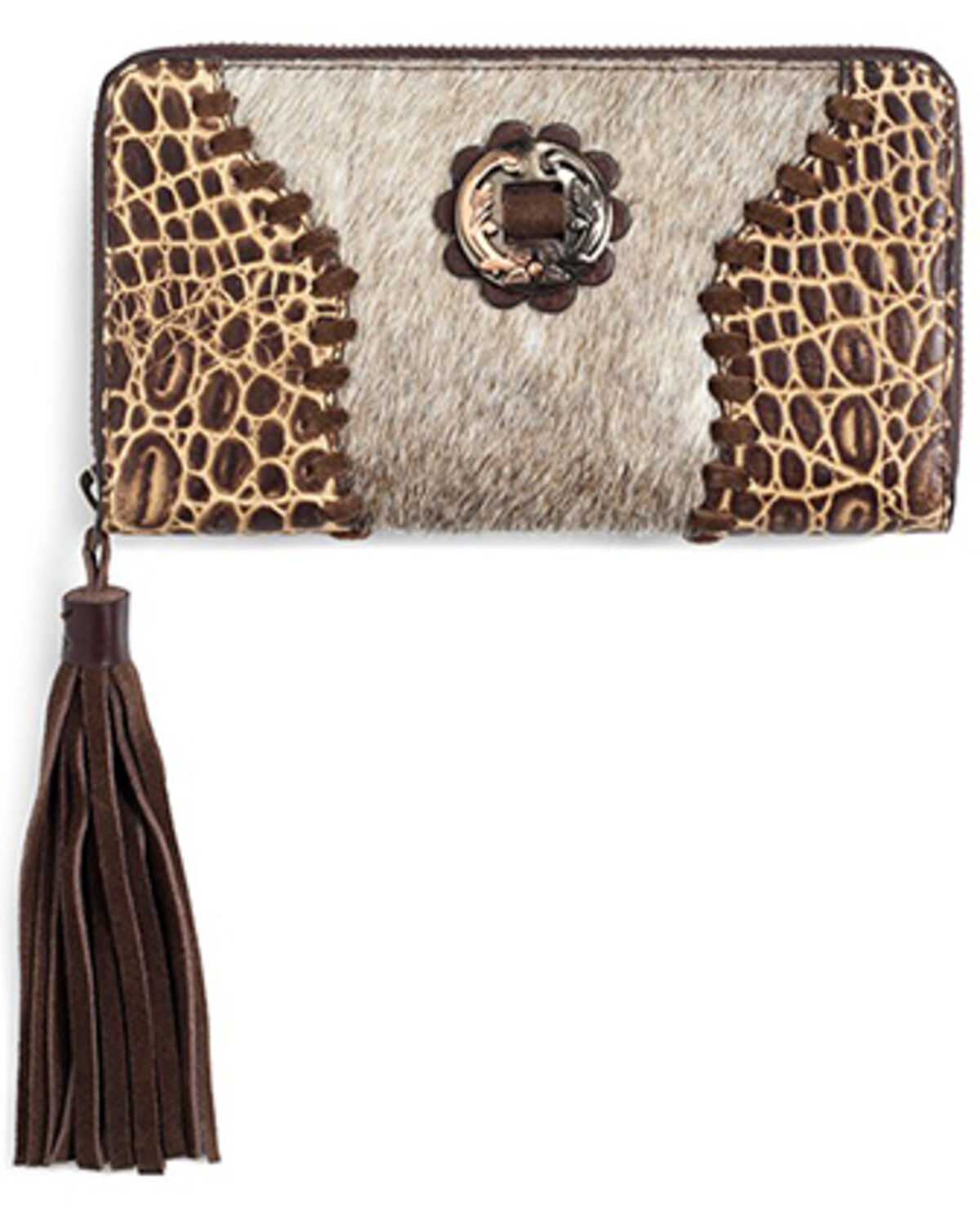Ariat Women's Laney Crocodile Print Wallet