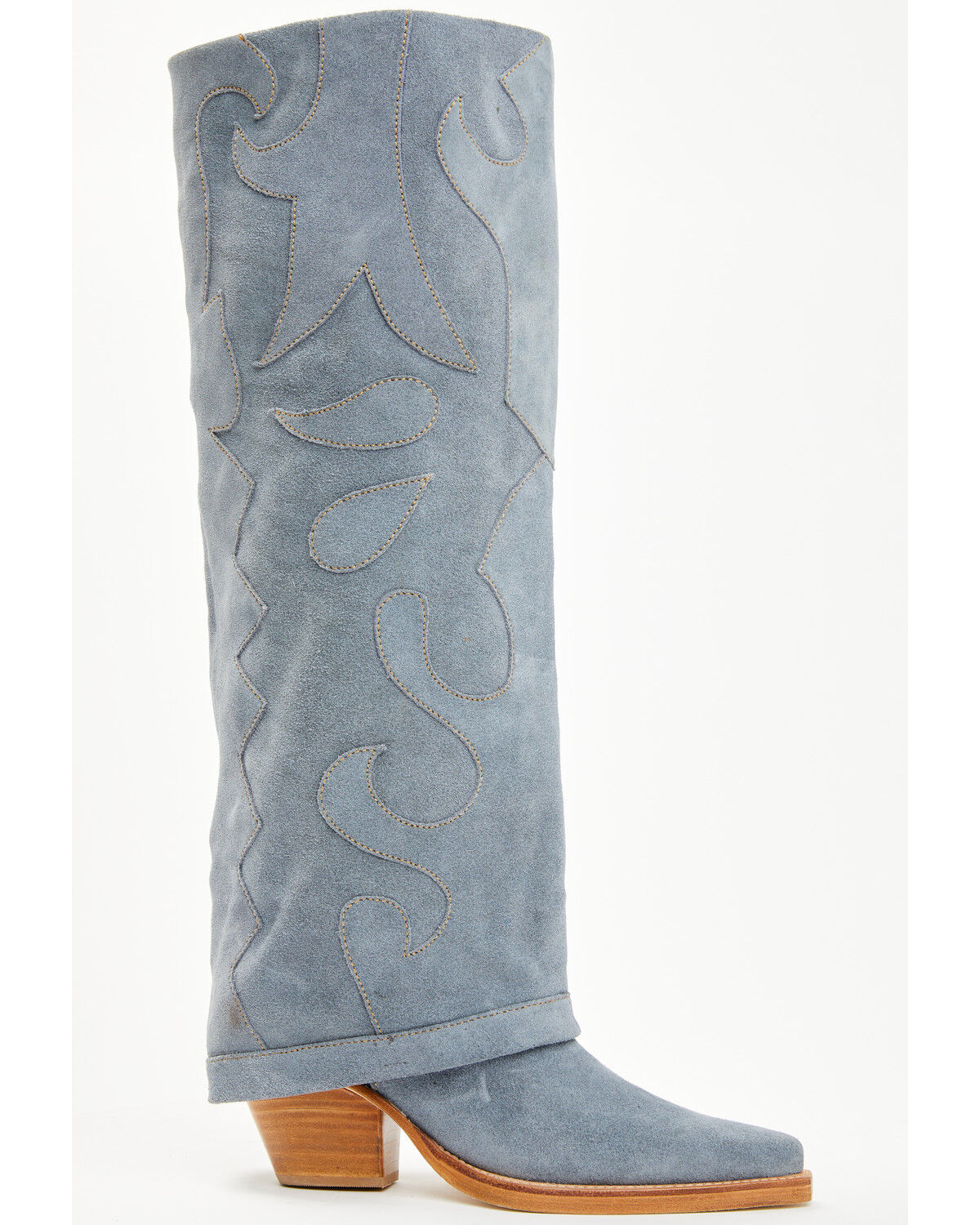 Wonderwest Women's Zendaya Tall Suede Western Boots - Snip Toe