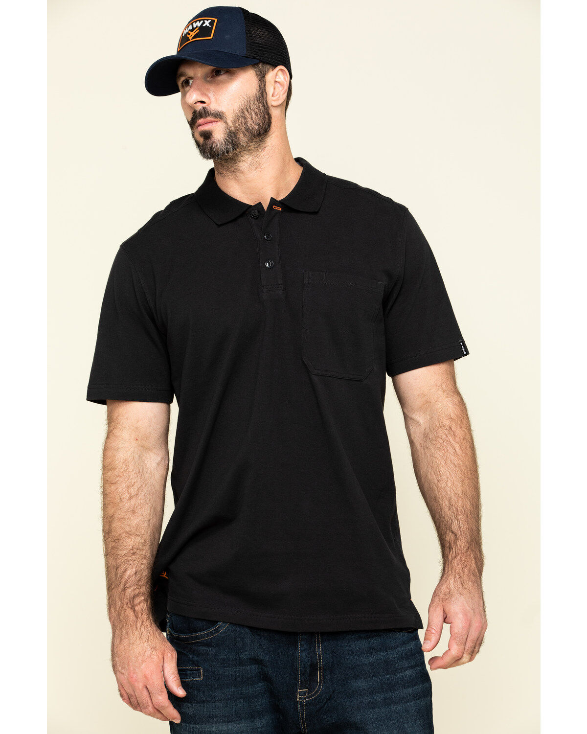 Hawx Men's Miller Pique Short Sleeve Work Polo Shirt