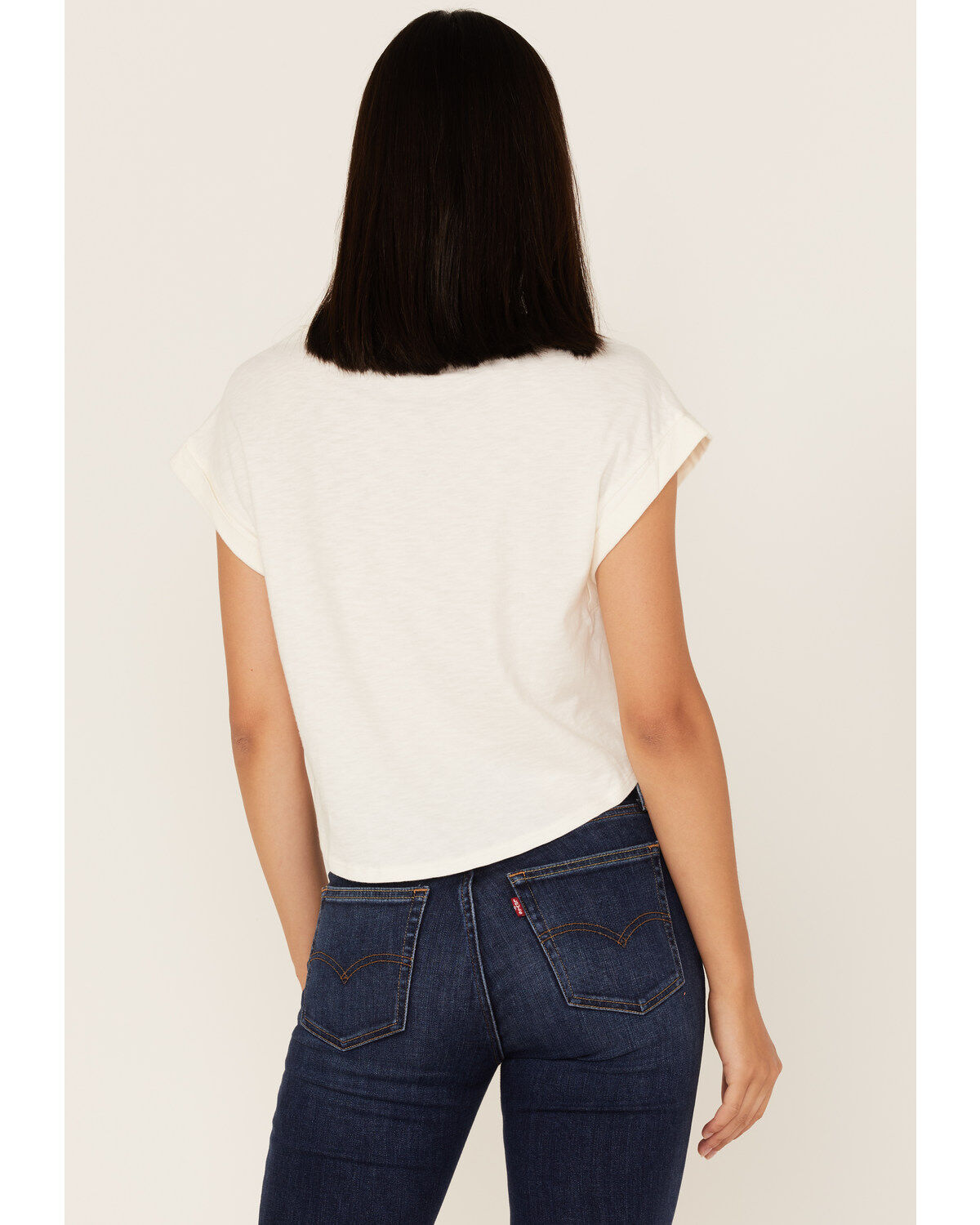 Shyanne Women's Desert Sun Cactus Graphic Tie Front Tee