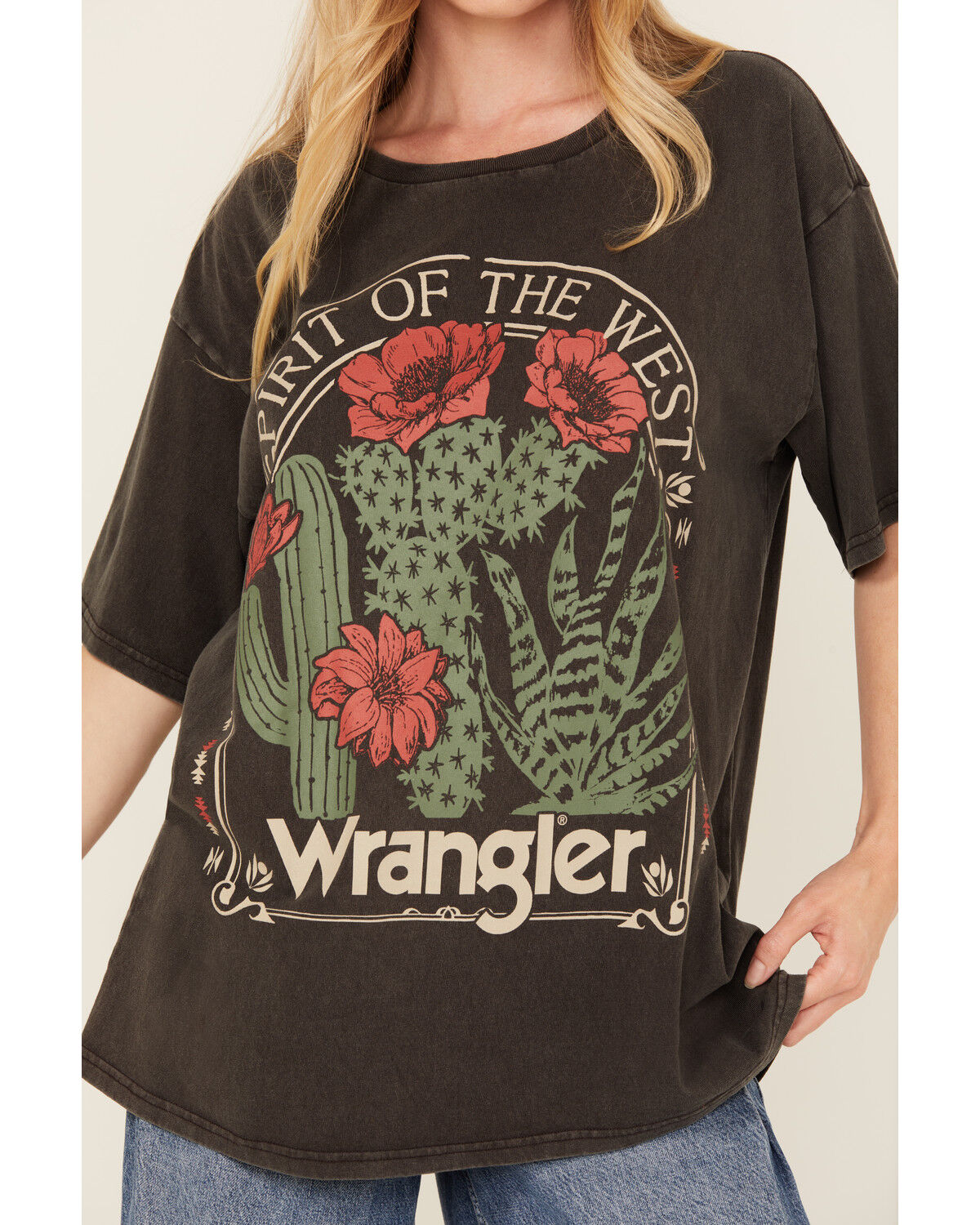 Wrangler Retro Women's Cactus Rose Short Sleeve Graphic Tee