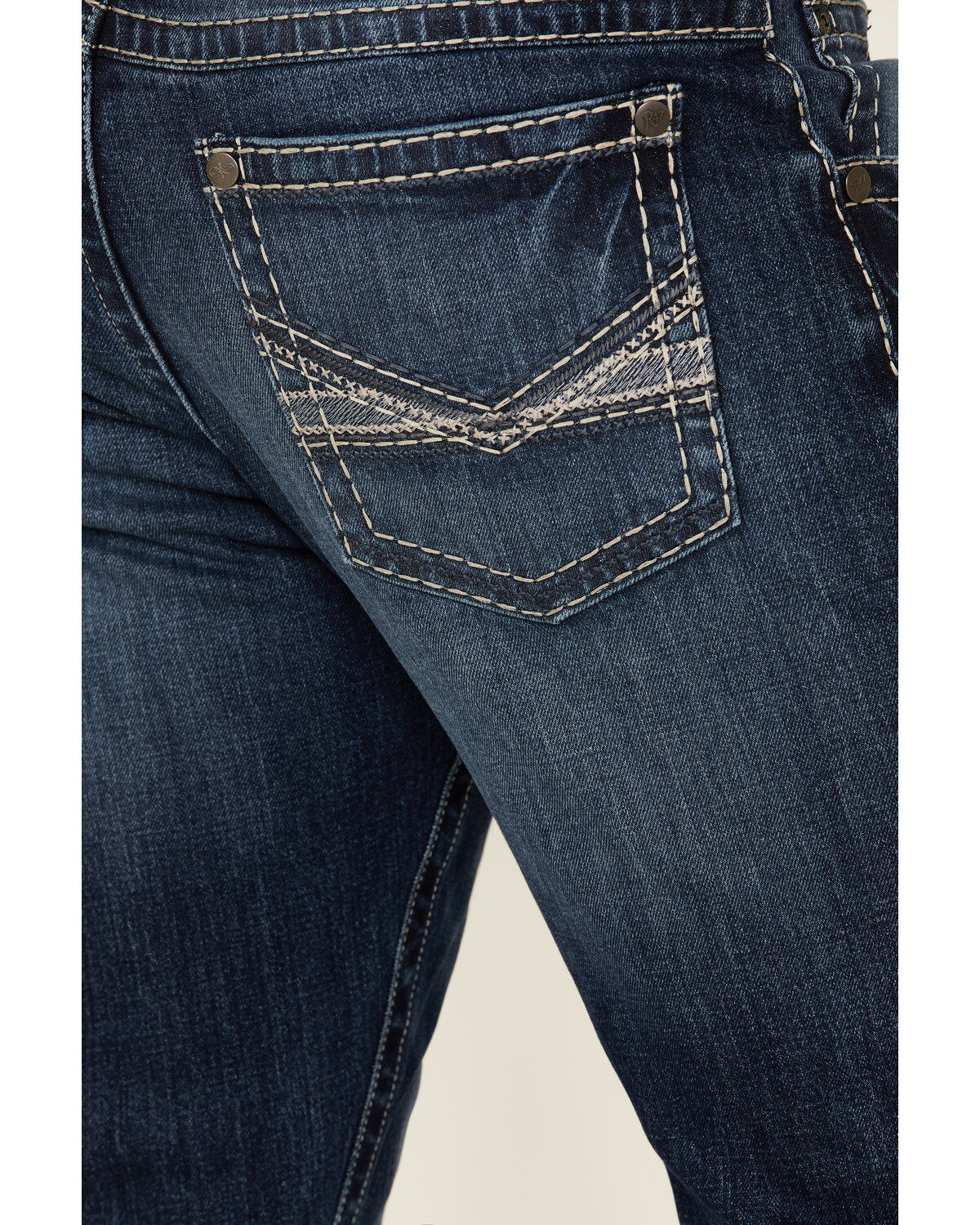 Rock 47 By Wrangler Men's Studio Med Stretch Slim Straight Jeans