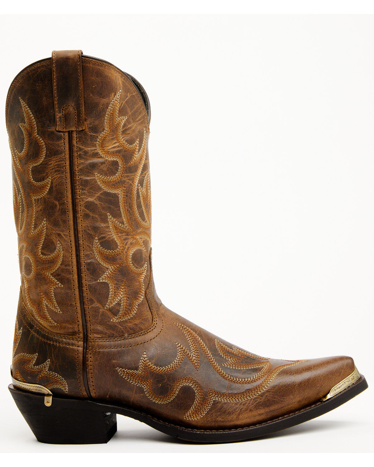 Laredo Men's 12" Fancy Stitch Western Boots - Snip Toe