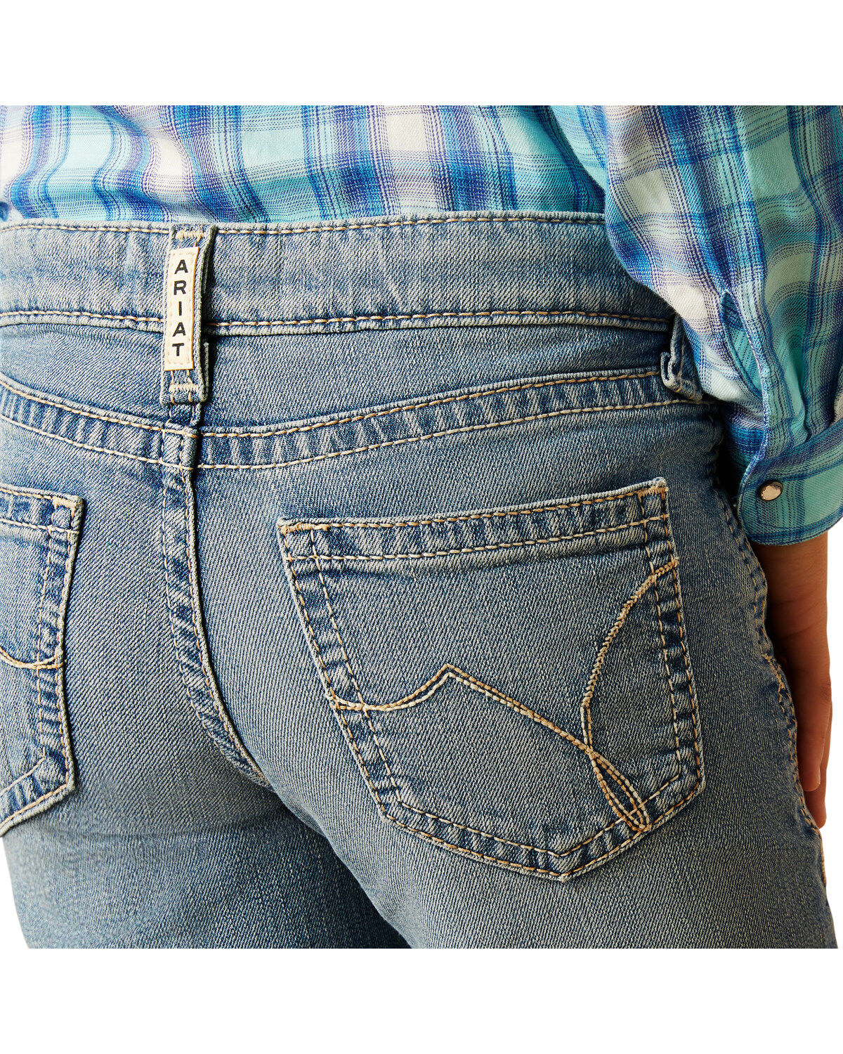 Ariat Girls' Lennon Trouser Mid Rise Denim Jeans