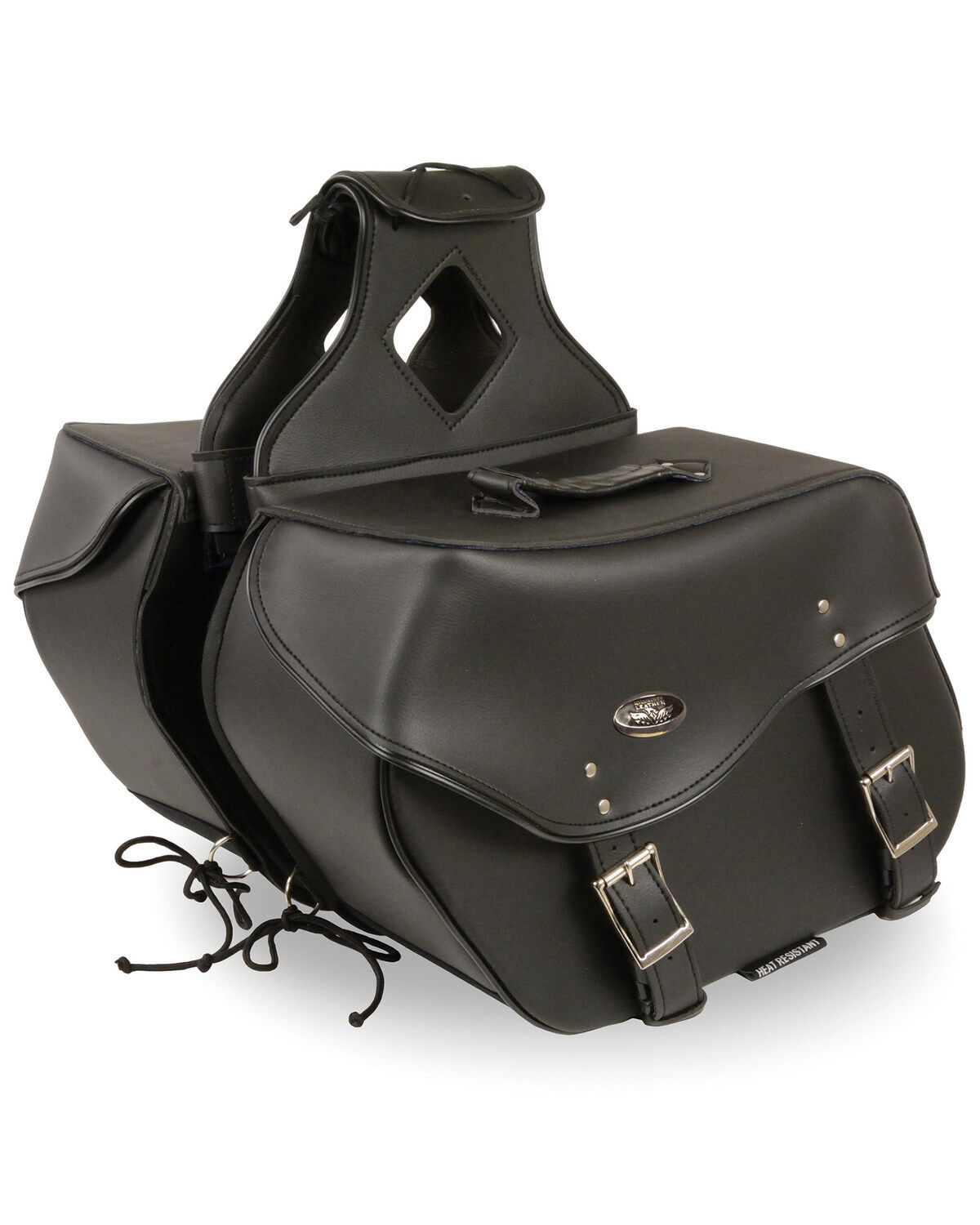 Milwaukee Leather Large Zip-Off Throw Over Saddle Bag