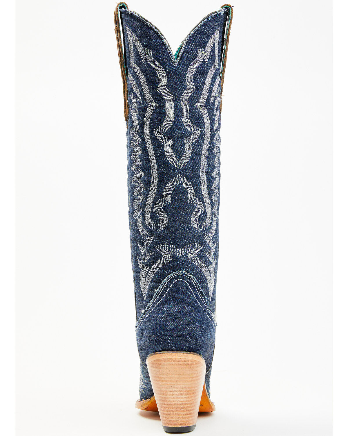 Corral Women's Denim Embroidered Tall Western Boots - Snip Toe