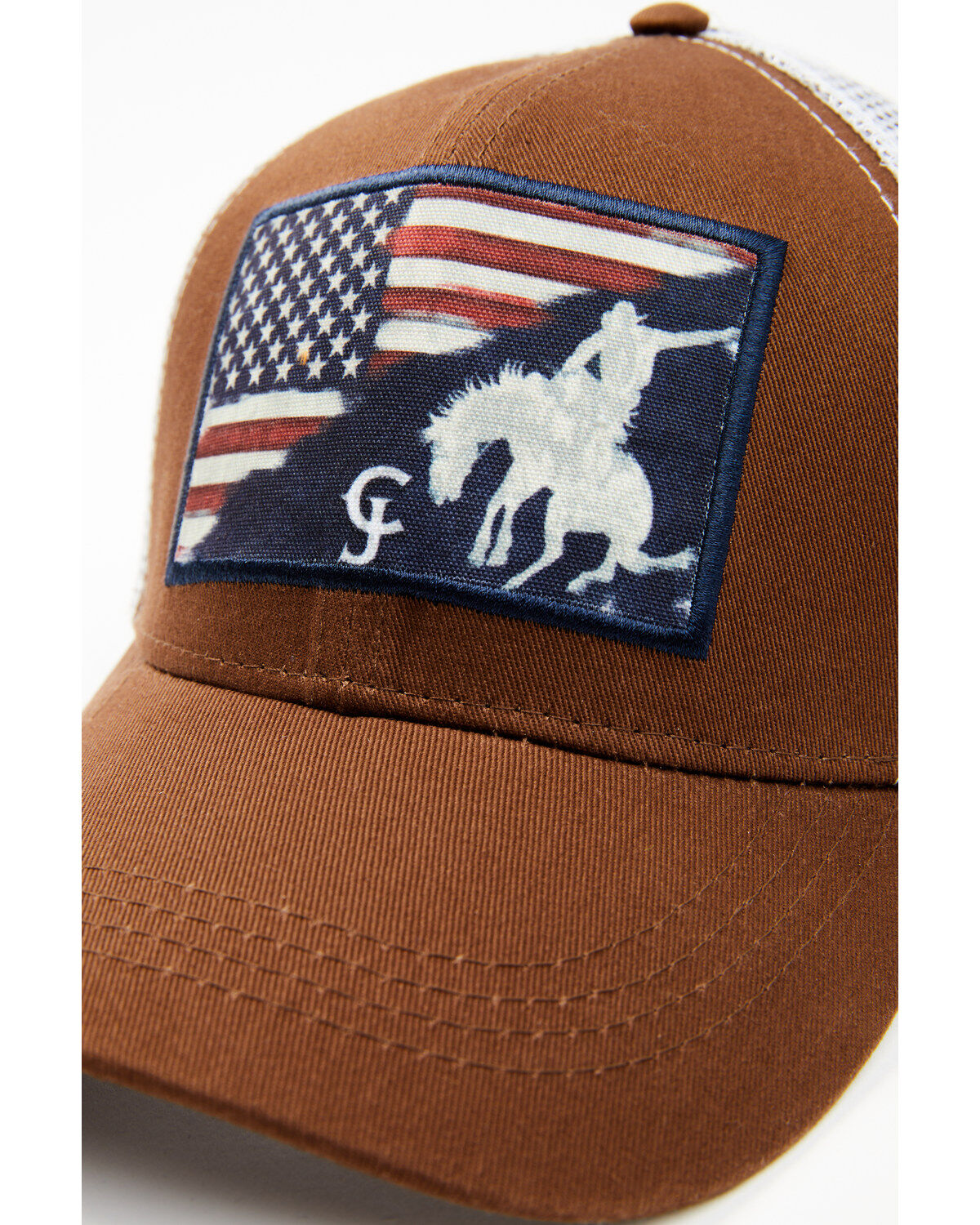 Cody James Men's Patriotic Bucking Bronco Ball Cap