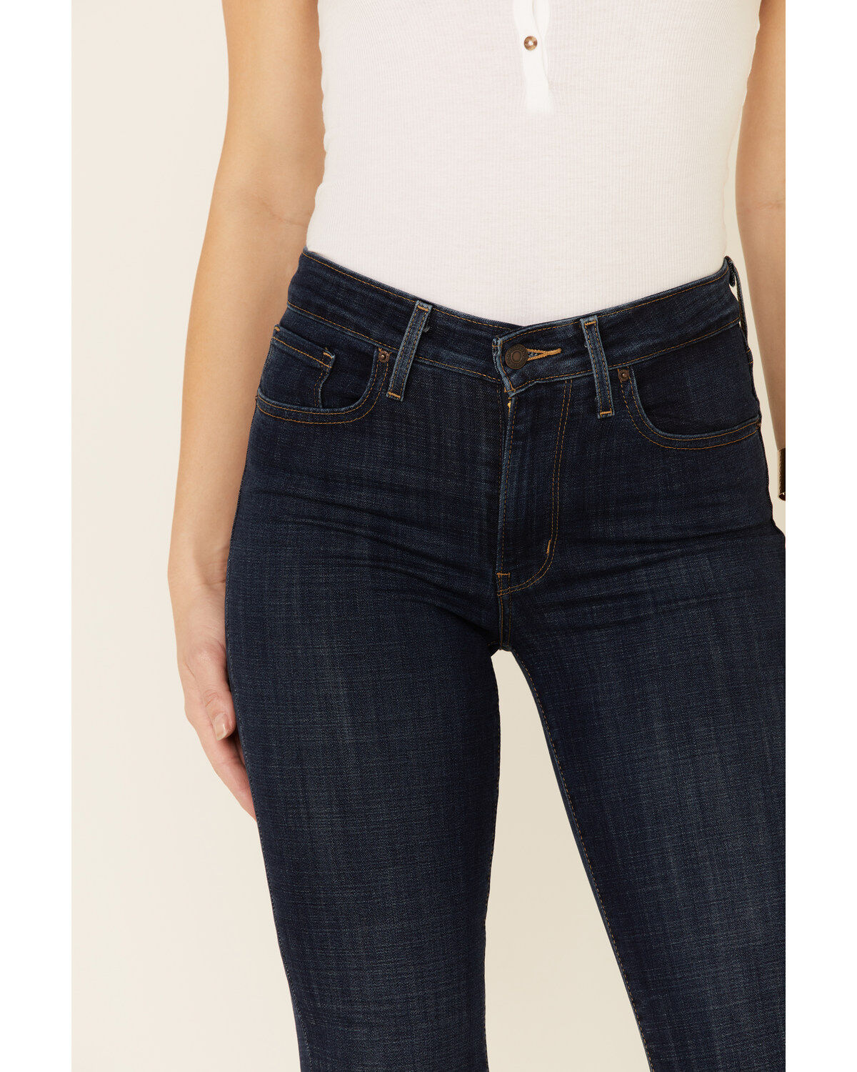 Levi's Women's Dark Wash 721 High Rise Skinny Jeans