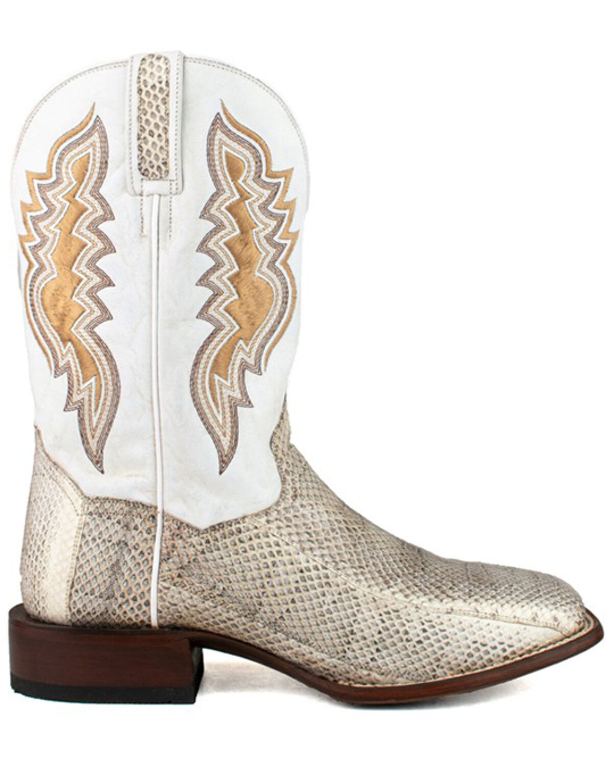 Dan Post Men's Exotic Water Snake Western Boots - Broad Square Toe