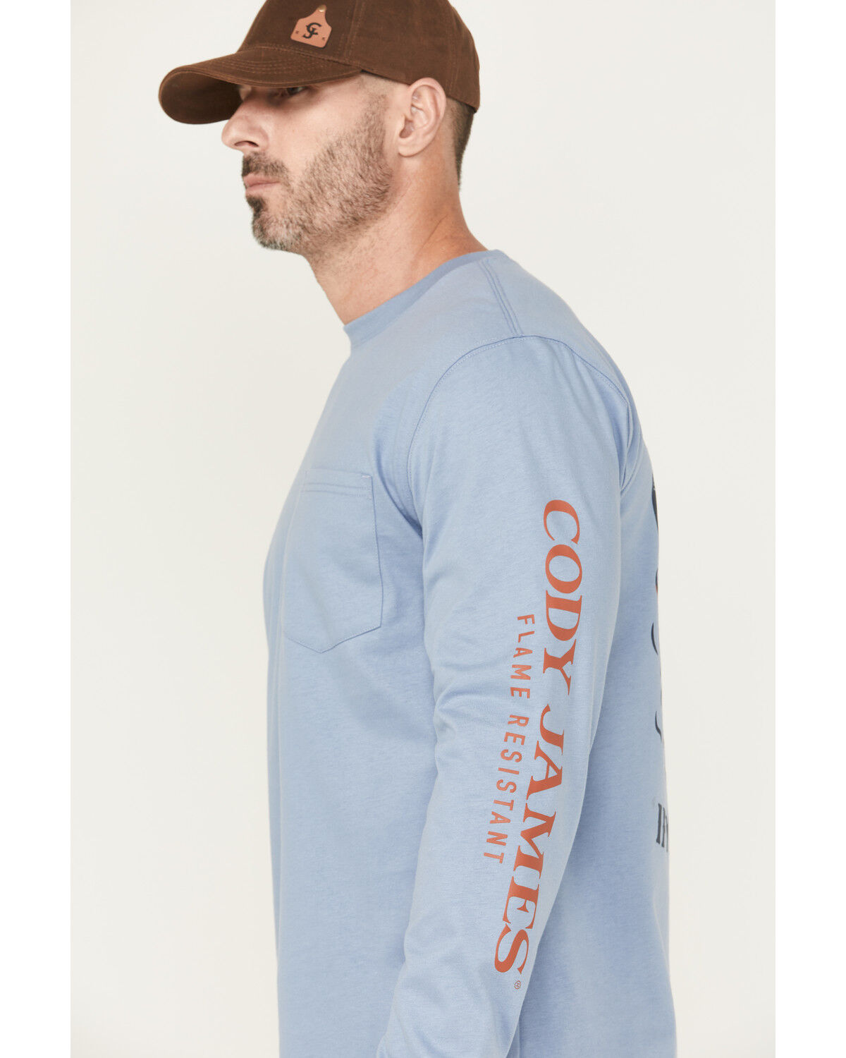 Cody James Men's FR Smoke Em Long Sleeve Graphic Work T-Shirt