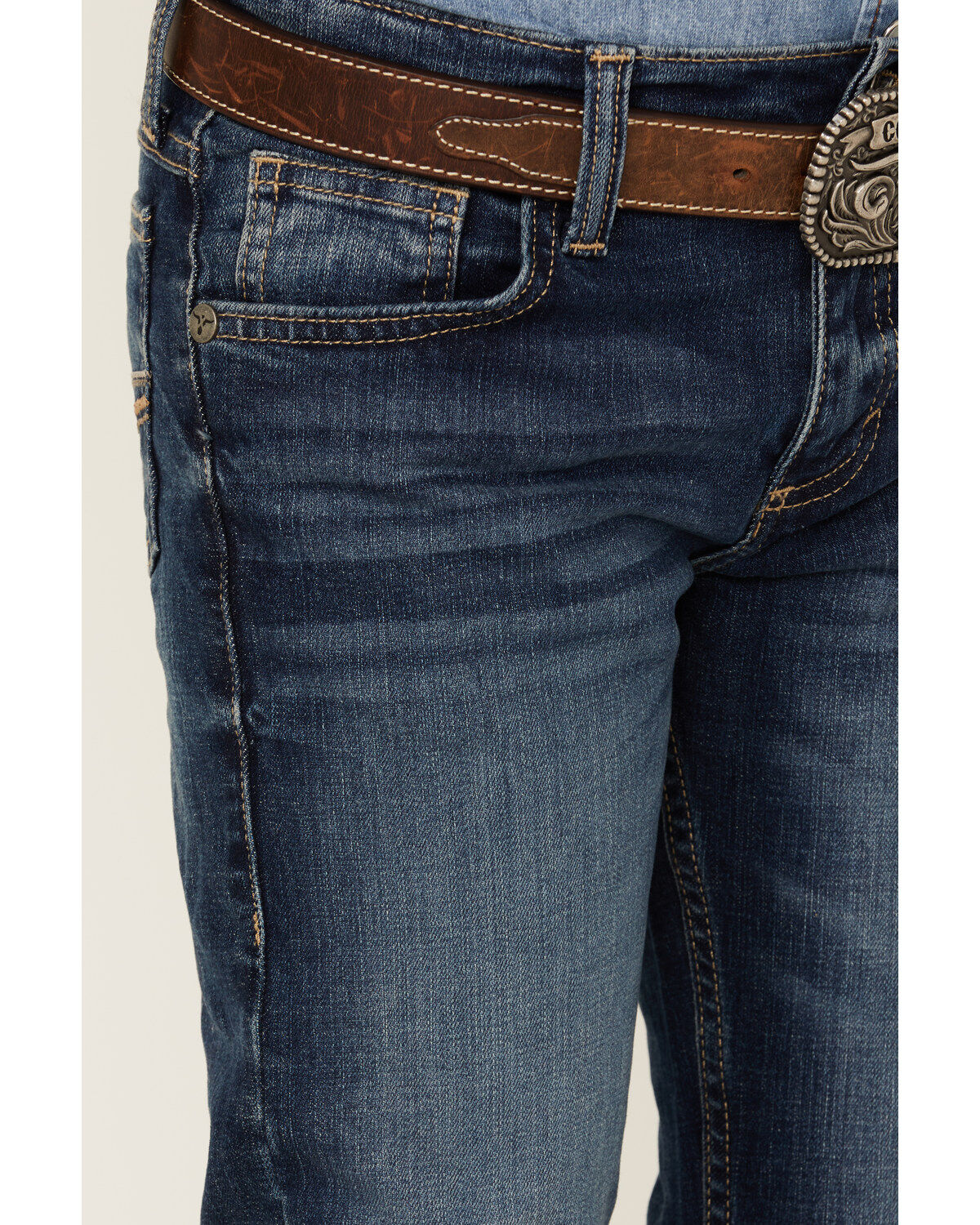 Wrangler 20X Boys' Dark Wash Range Vintage Bootcut Jeans