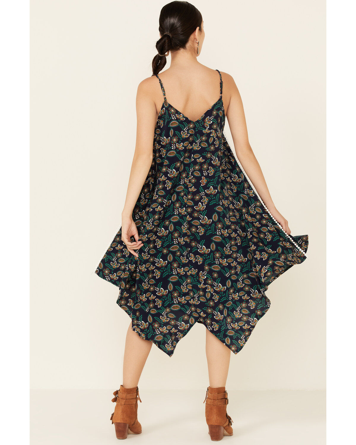 Molly Bracken Women's Hanky Hem Midi Dress